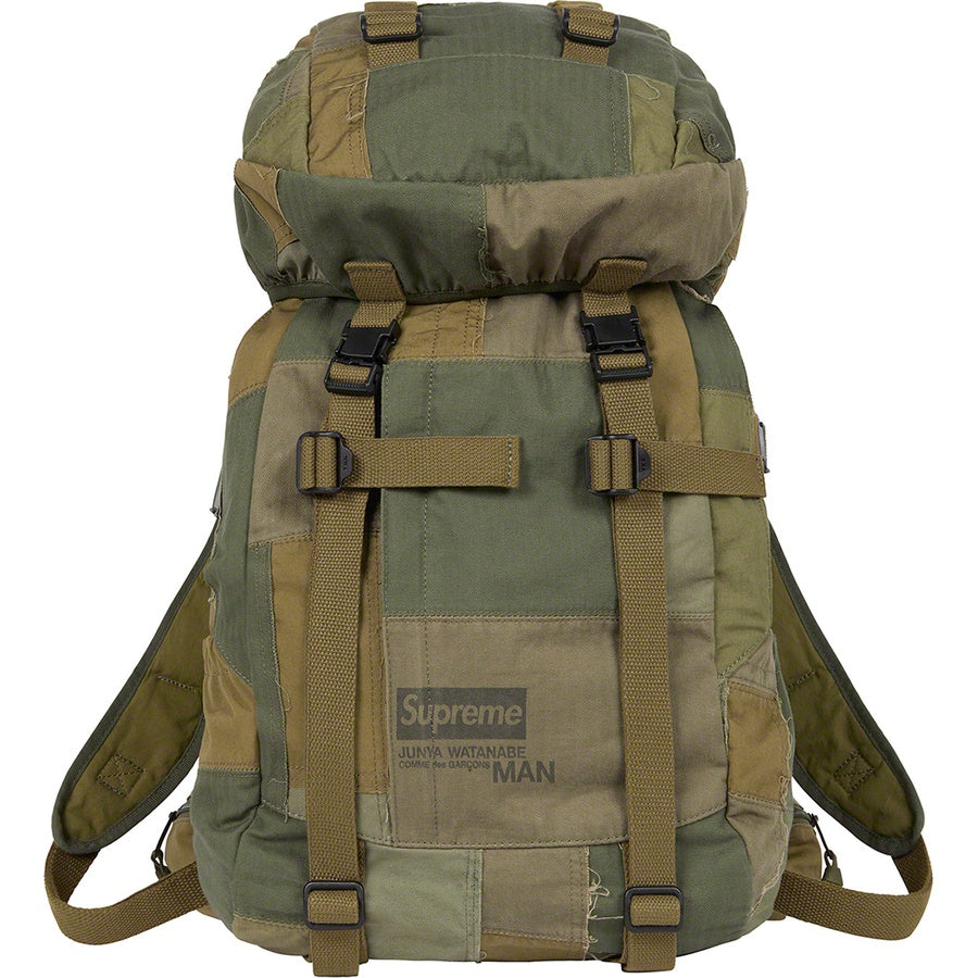 Supreme x Junya Watanabe CDG Man Patchwork Backpack - Olive