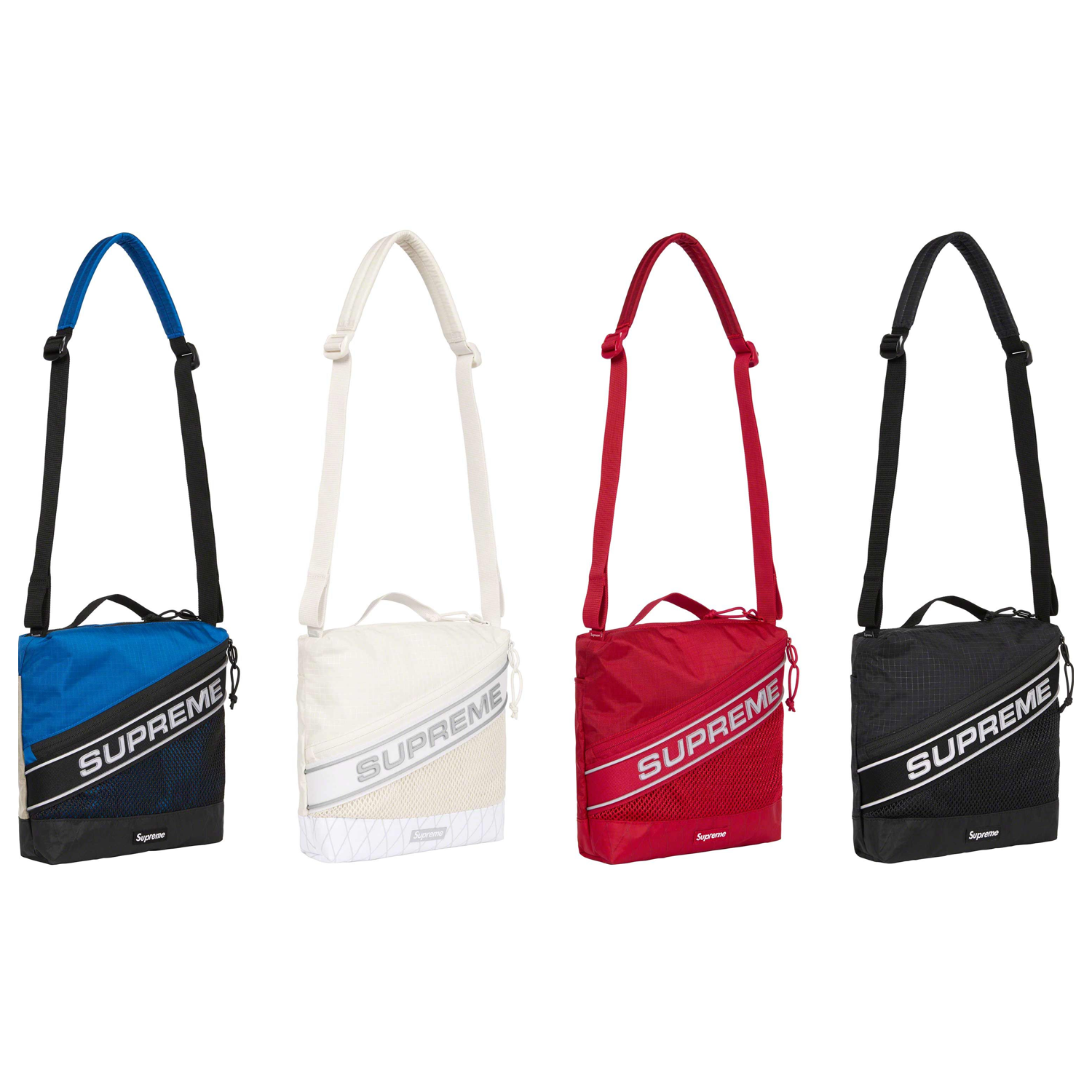 Supreme white 2025 shoulder bag