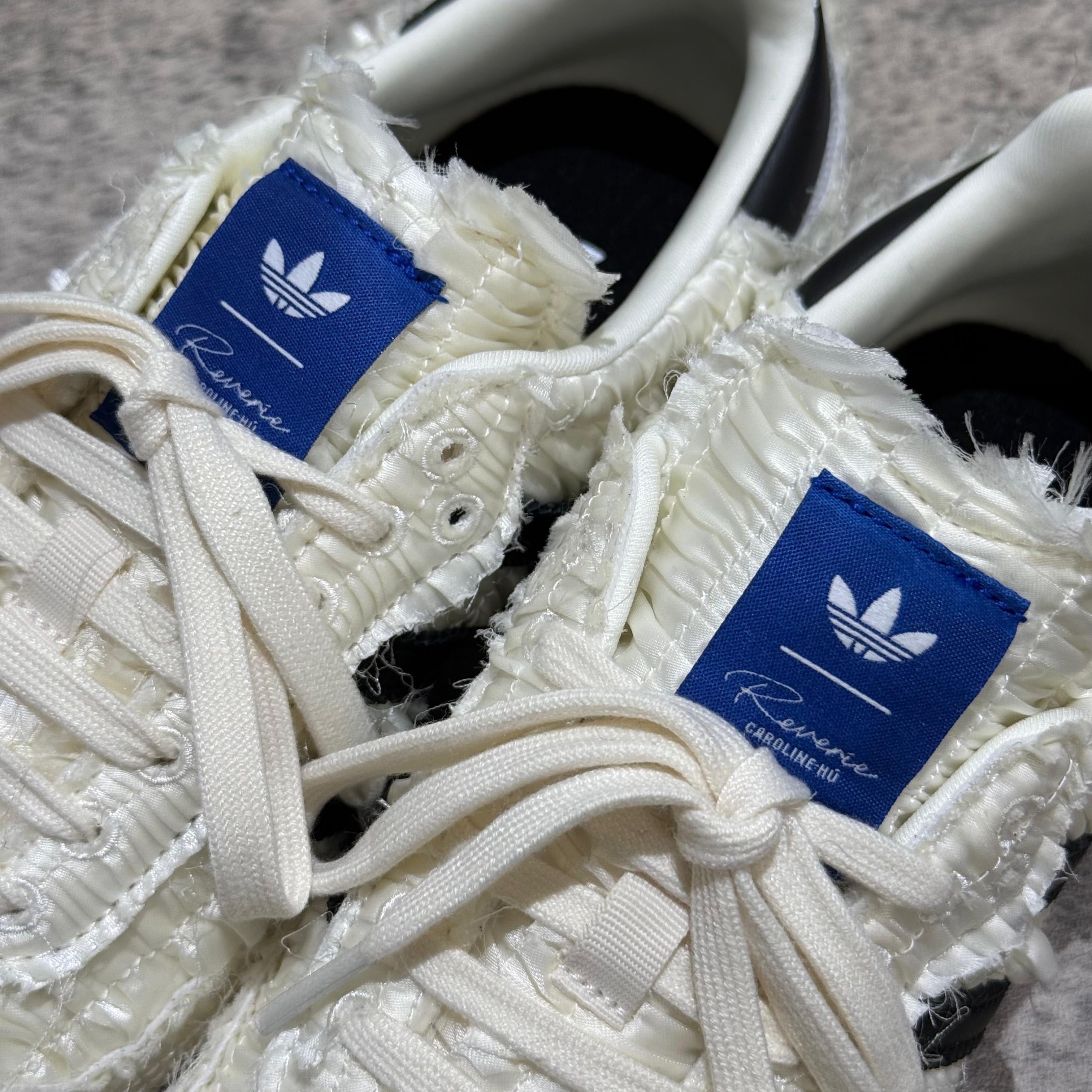 Reverie by Caroline Hu x Adidas Originals Samba OG - White Silk