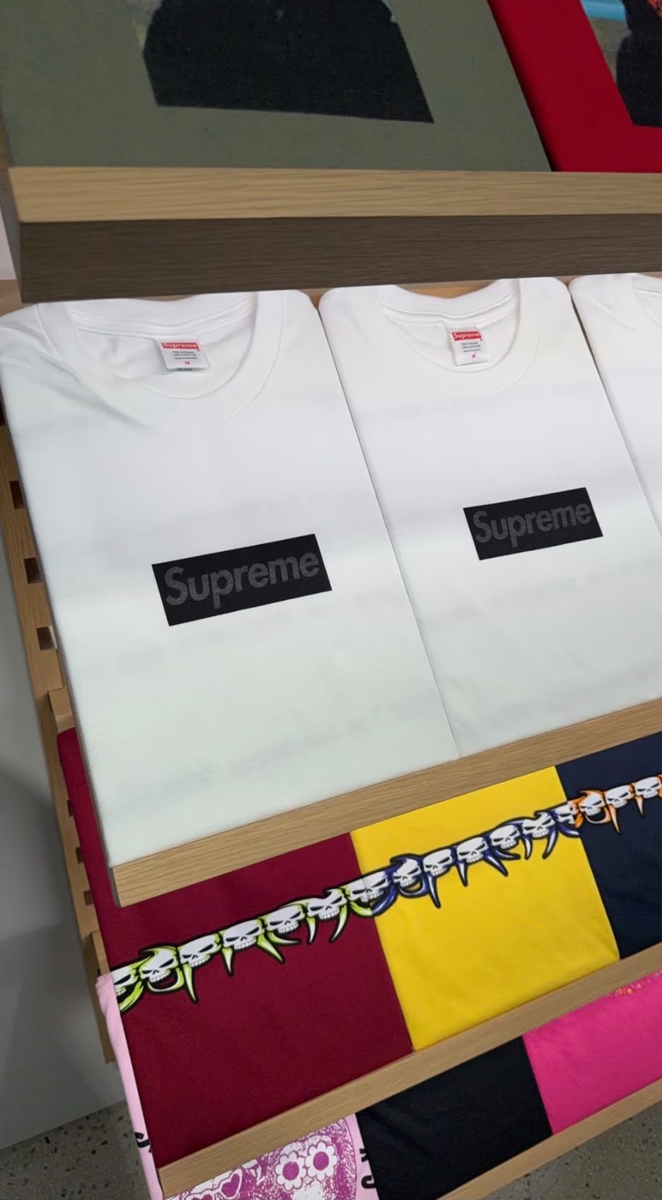 Supreme Seoul Box Logo Tee FW26 - White E