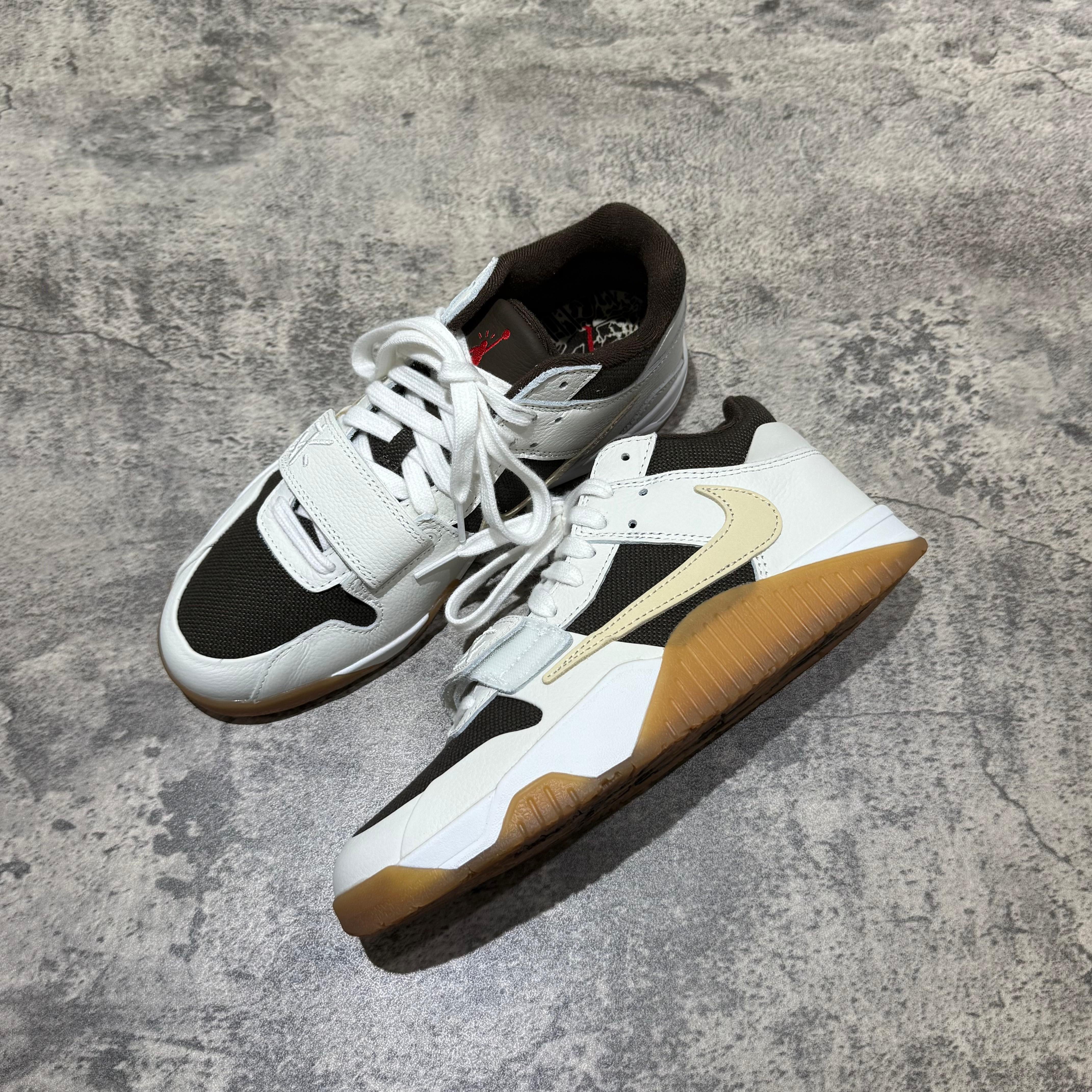 現貨 Travis Scott x Nike Jordan Jumpman Jack TR Sail and Dark Mocha