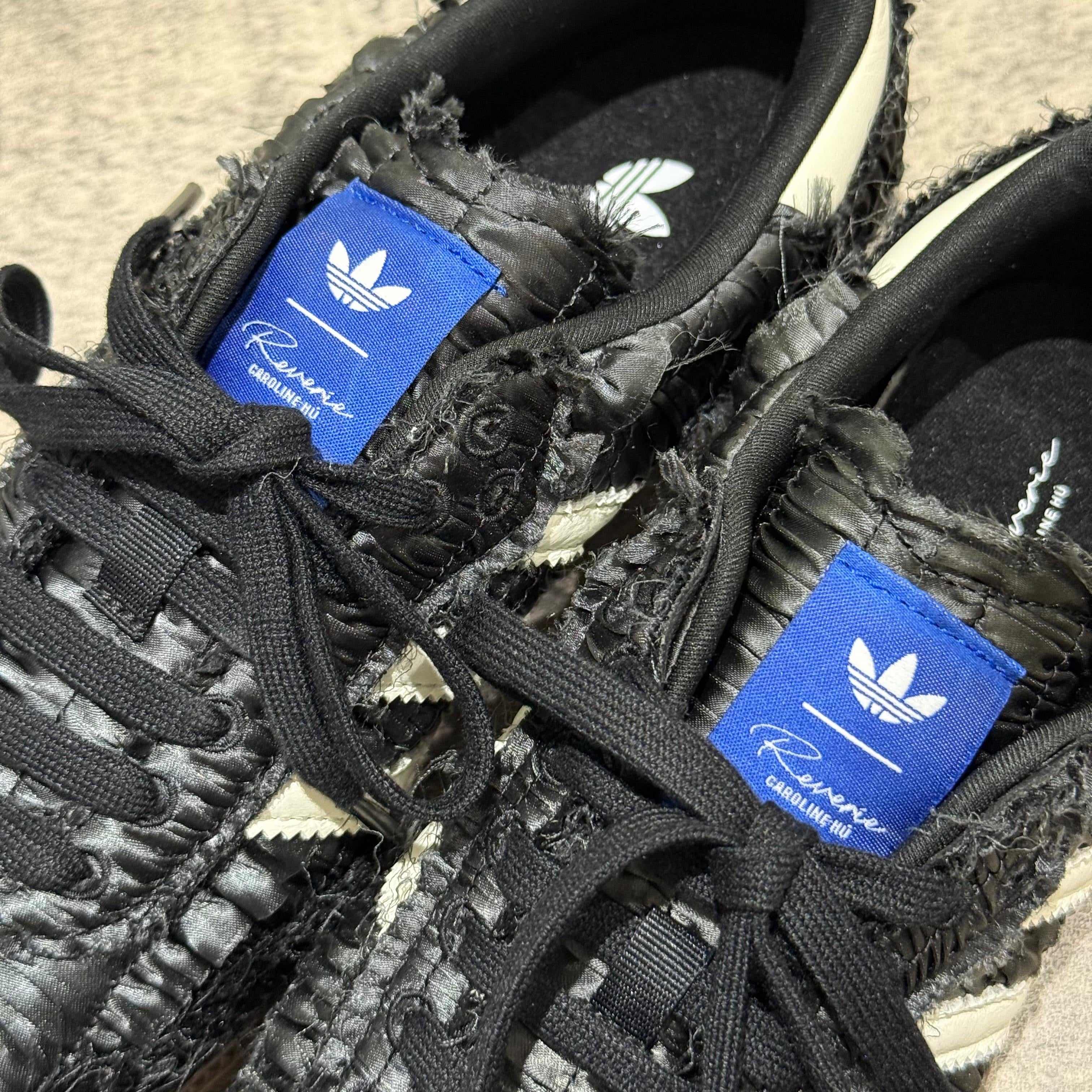 Reverie by Caroline Hu x Adidas Originals Samba OG - Black Silk