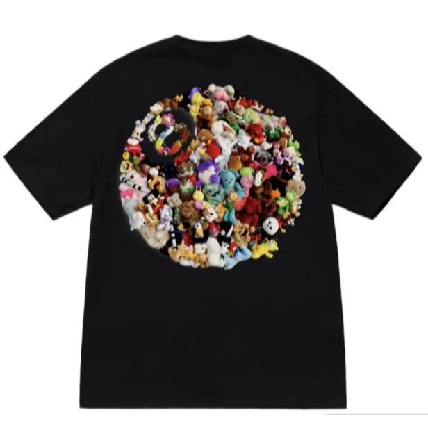 Stussy Plush Tee Black