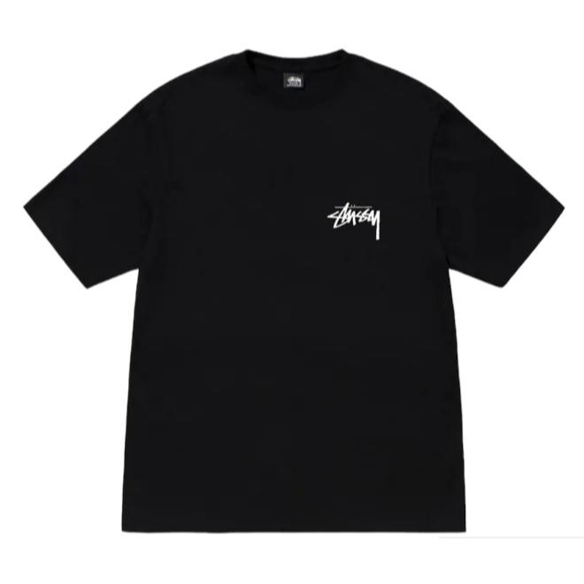 Stussy Plush Tee Black