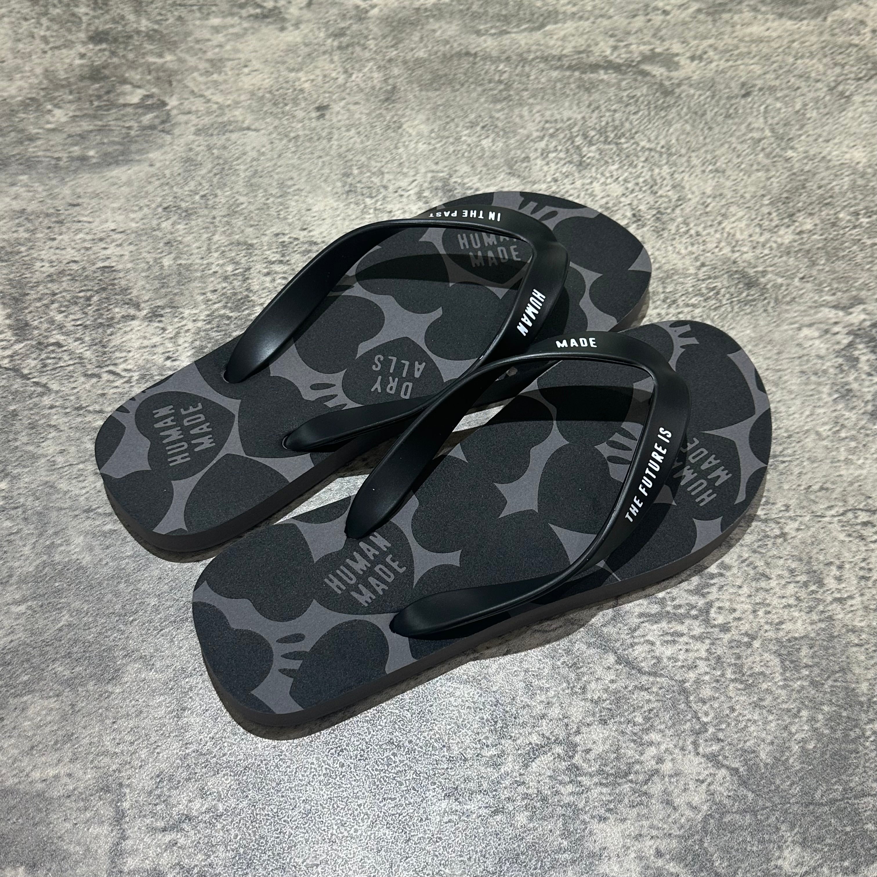 Human Made Sandal featuring a stylish gray and black design with a comfortable strap.