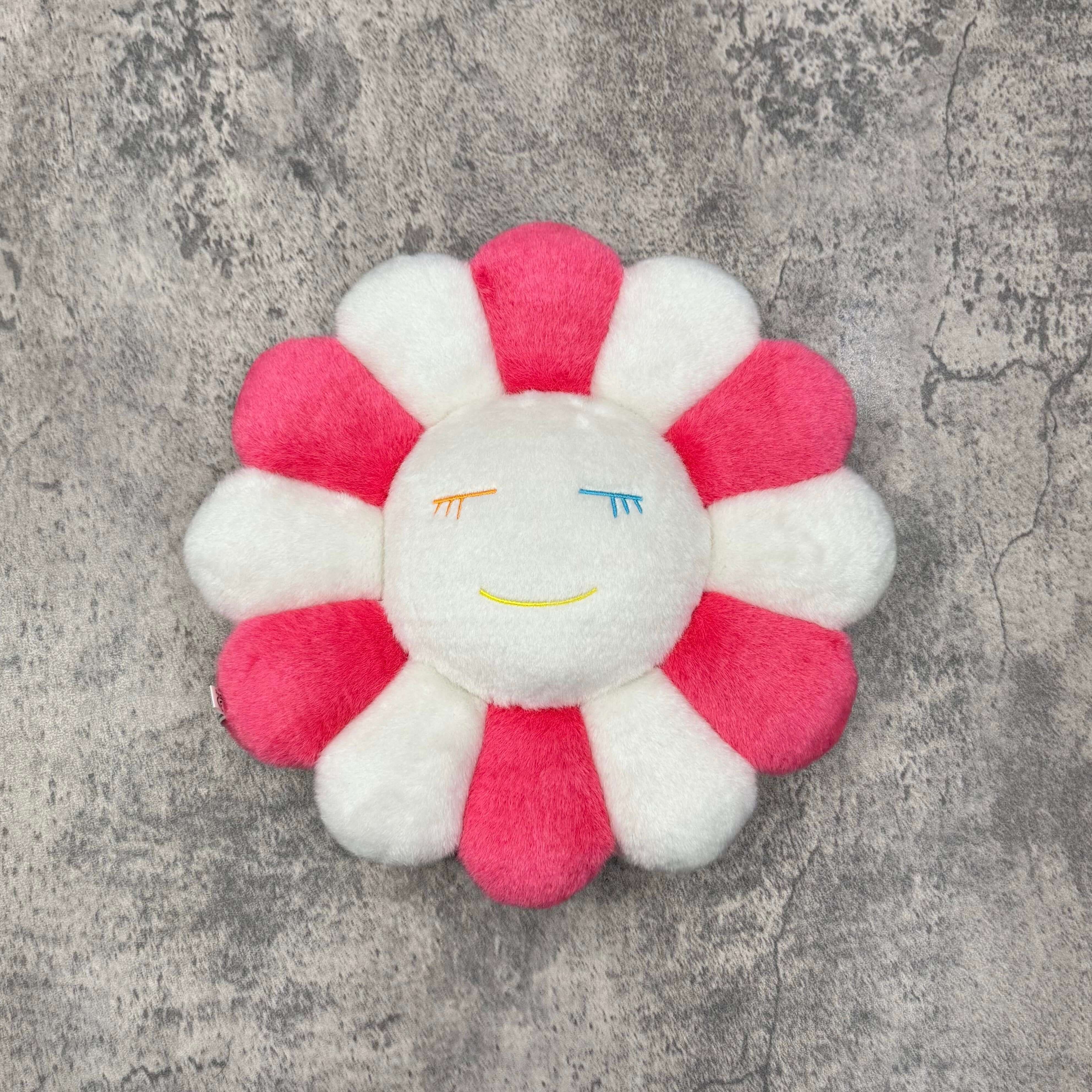 現貨 村上隆 Takashi Murakami Flower Plush 30CM - Pink White / White