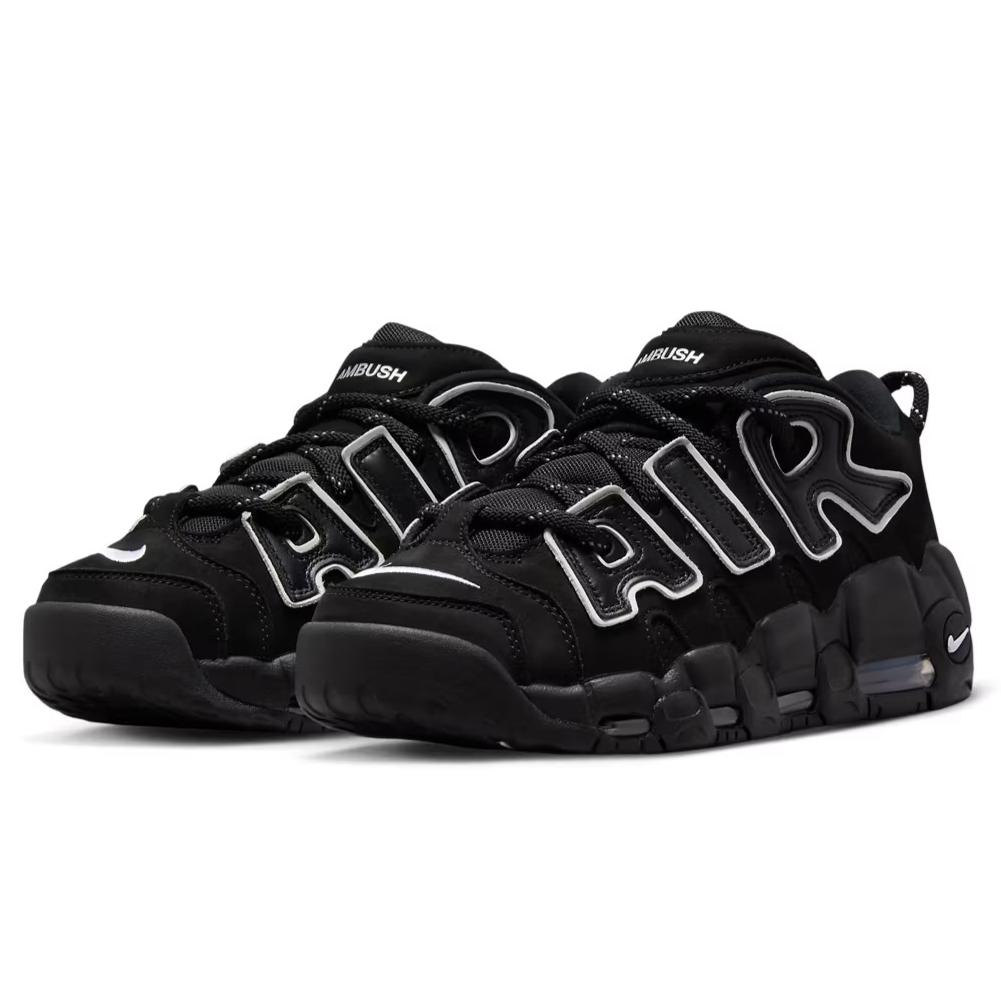 AMBUSH x Nike Air More Uptempo Low - Black