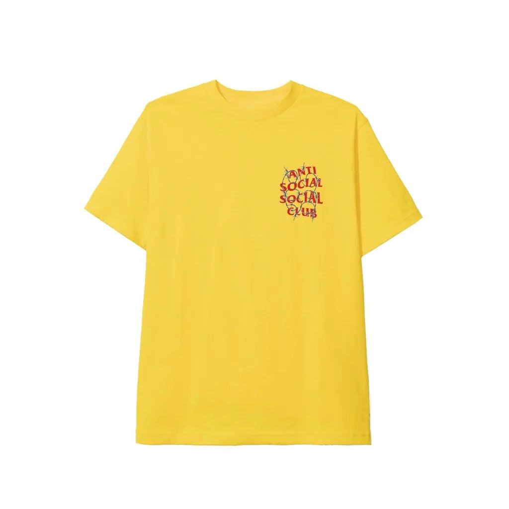 Anti Social Social Club Barbara Tee - Yellow B