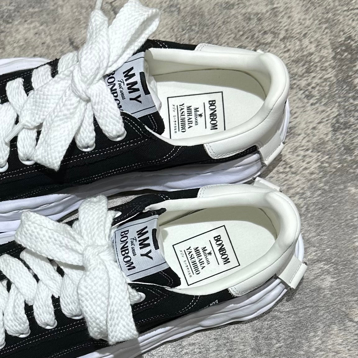 BONBOM x Maison Mihara Yasuhiro MMY BLAKEY OG Canvas - Black Sku: C14FW701 - Black