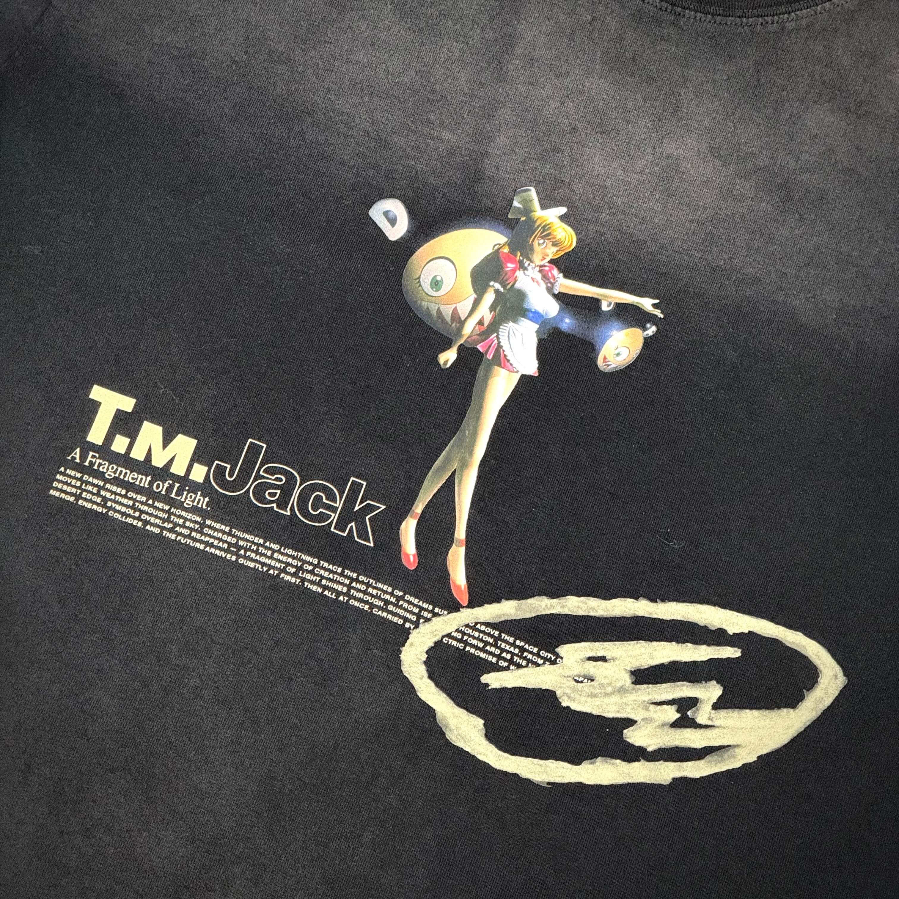 Cactus Jack x Fragment x Takashi Murakami Tokyo Jack Tee featuring unique graphic design and character illustration.