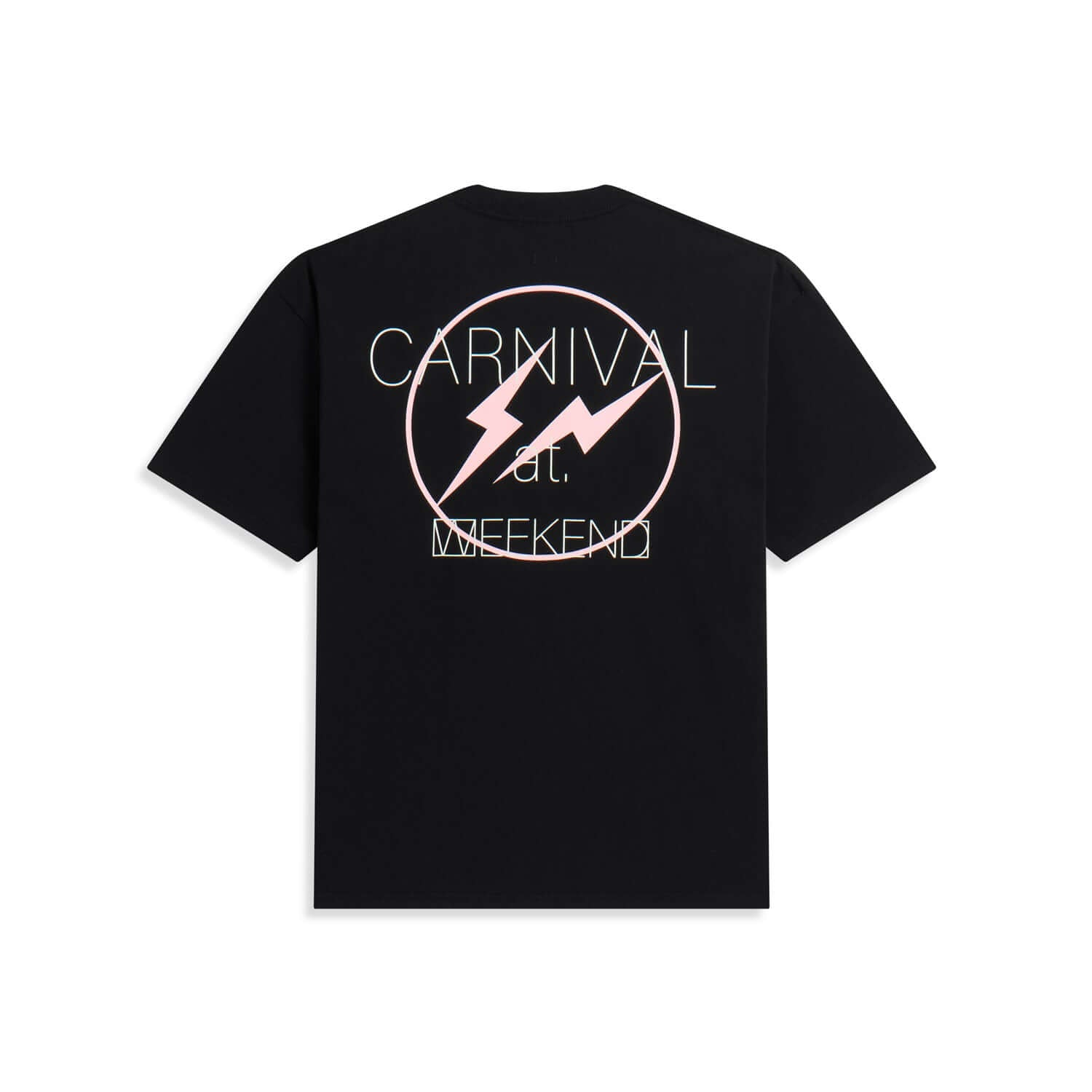 Carnival x Weekend Sequel x Fragment OVS Tee black t-shirt with graphic design on back