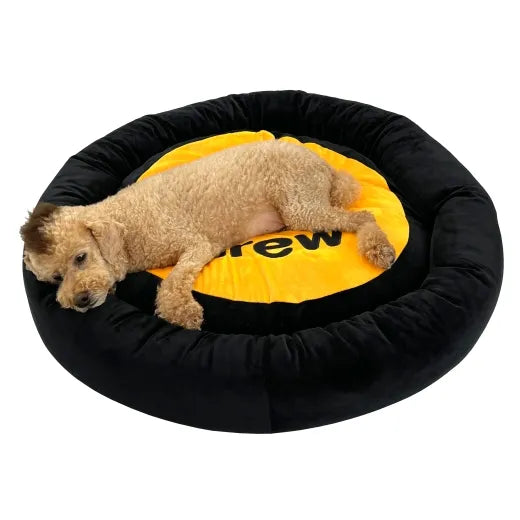 Drew House SSENSE Exclusive Dog Bed - Black & Yellow