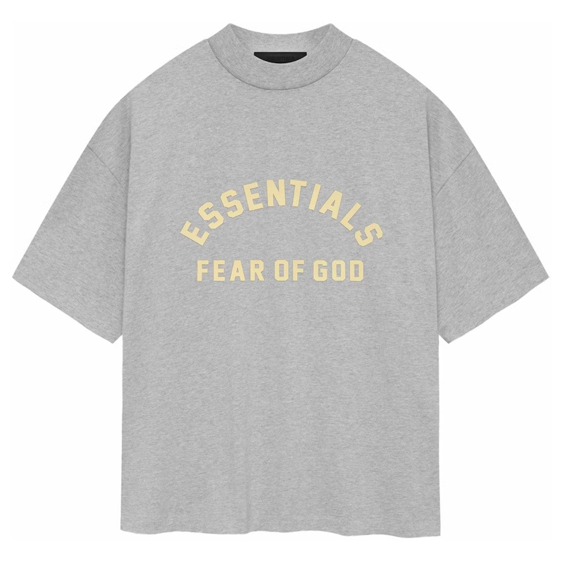 FOG Essentials Logo Crewneck Tee SS24 - Light Heather