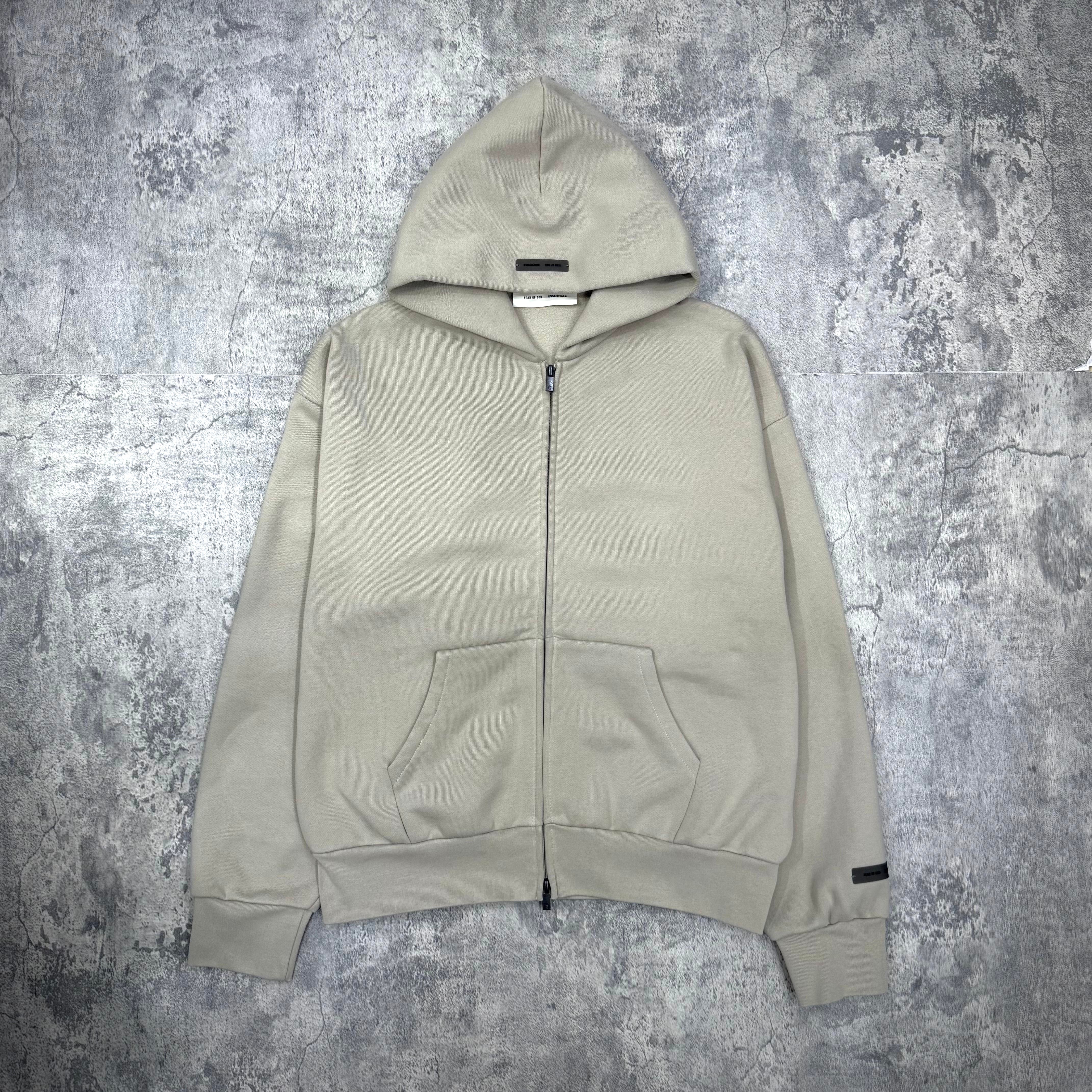 FOG Essentials Classic Fit Fleece Zip Up FW25 timber front