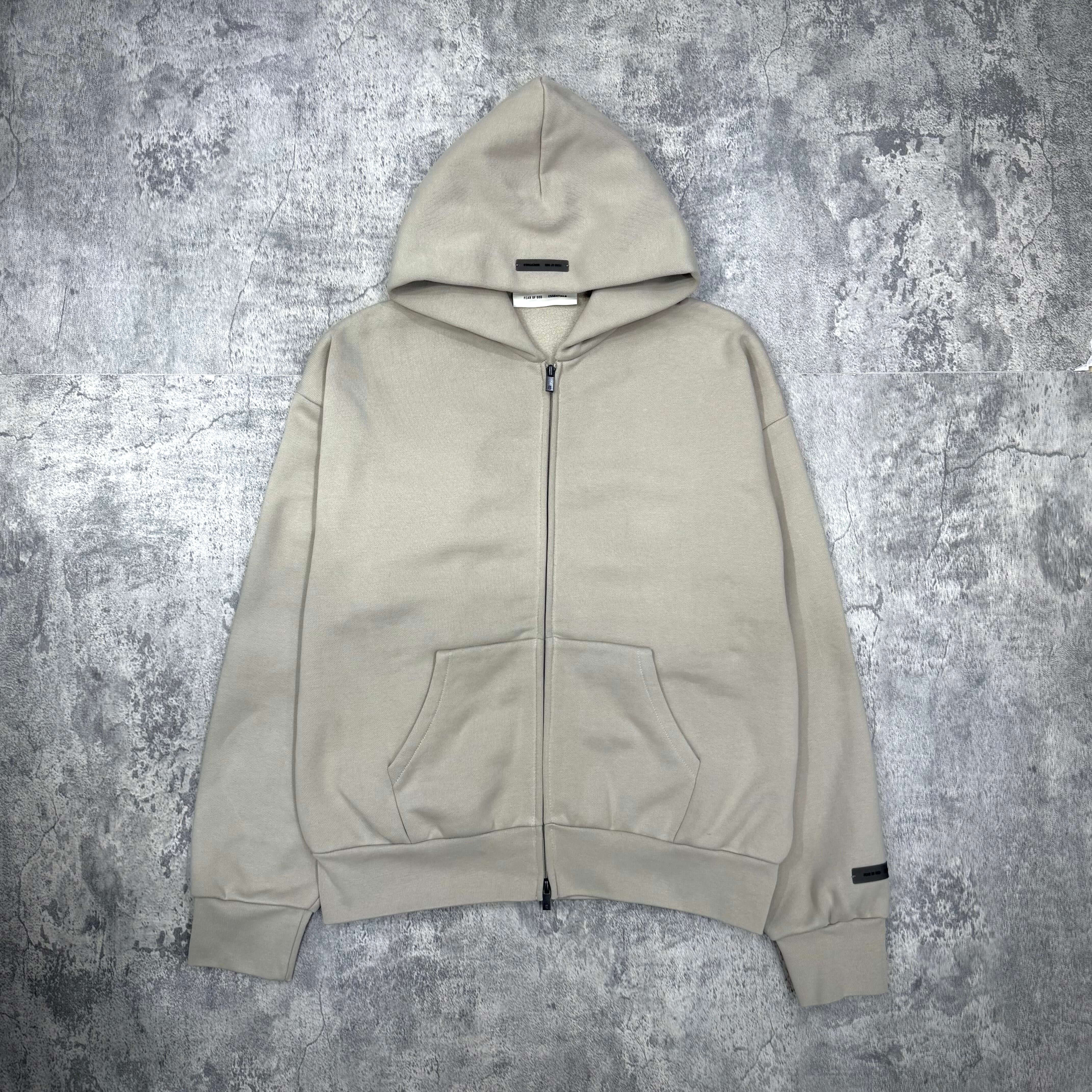 FOG Essentials Classic Fit Fleece Zip Up FW25 timber front