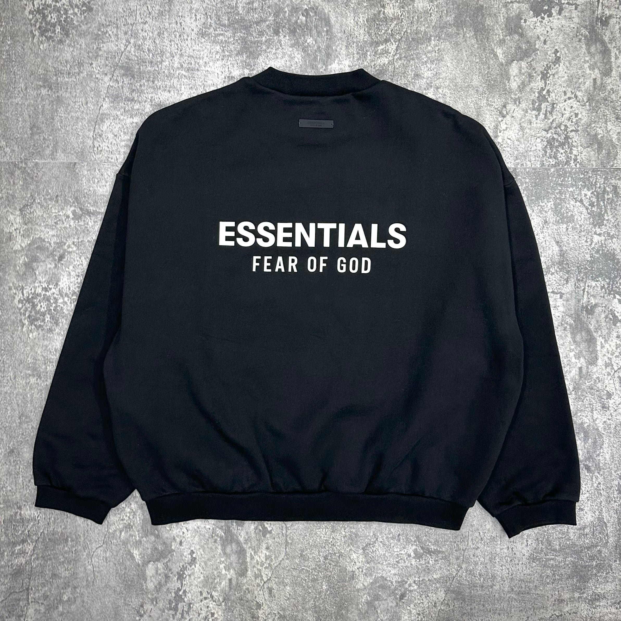 FOG Essentials Fleece Crewneck FW24 - Jet Black