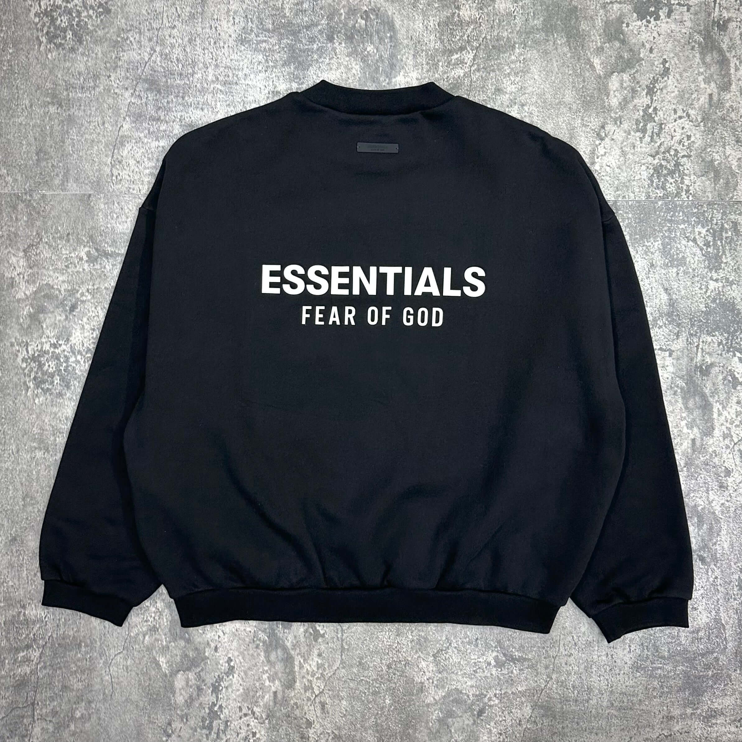 FOG Essentials Fleece Crewneck FW24 - Jet Black
