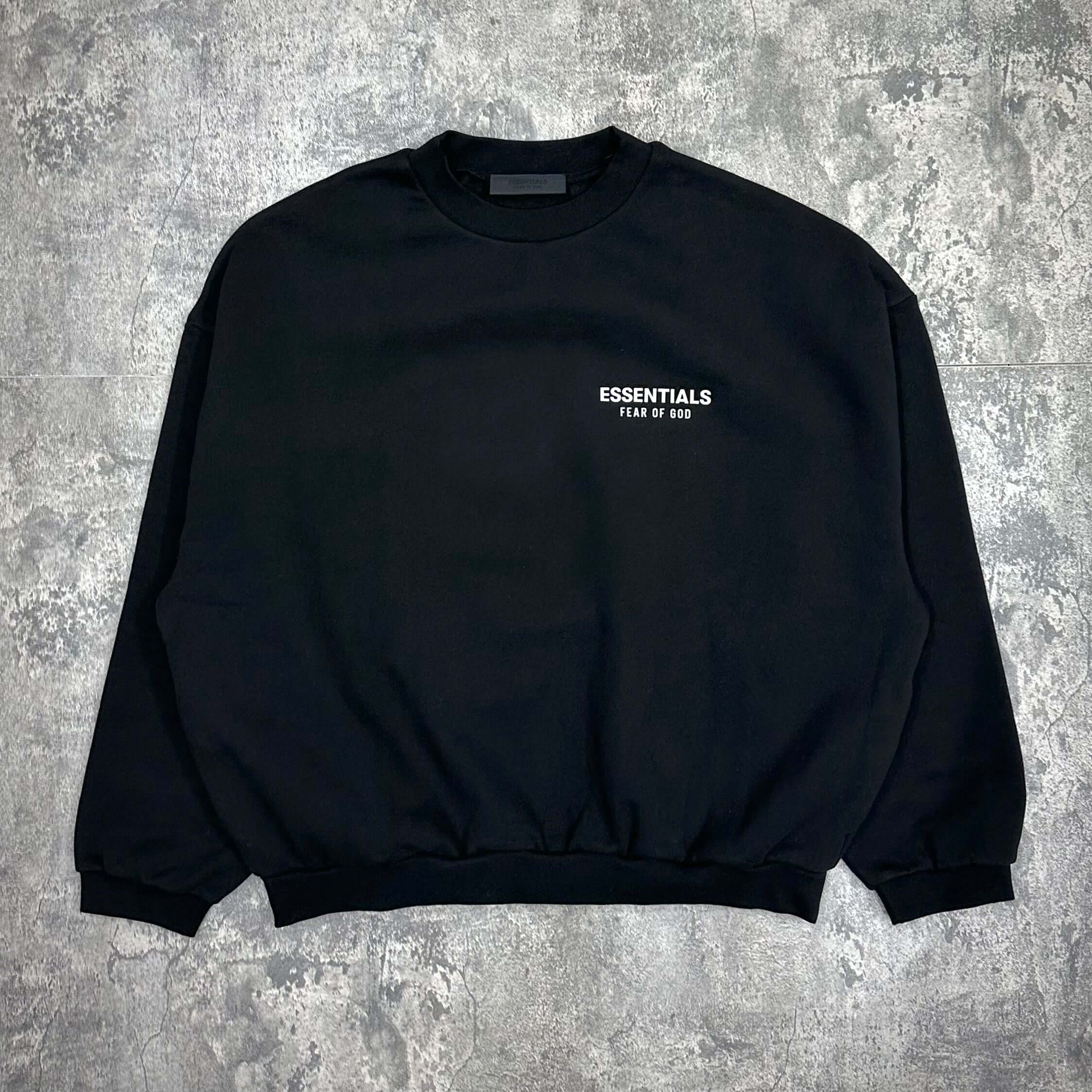 FOG Essentials Fleece Crewneck FW24 - Jet Black