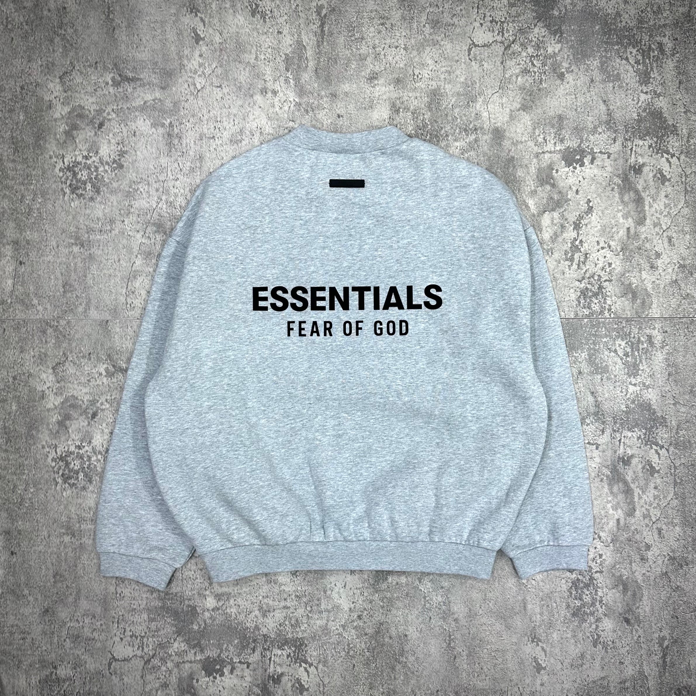 FOG Essentials Fleece Crewneck FW24 - Light Heather 2