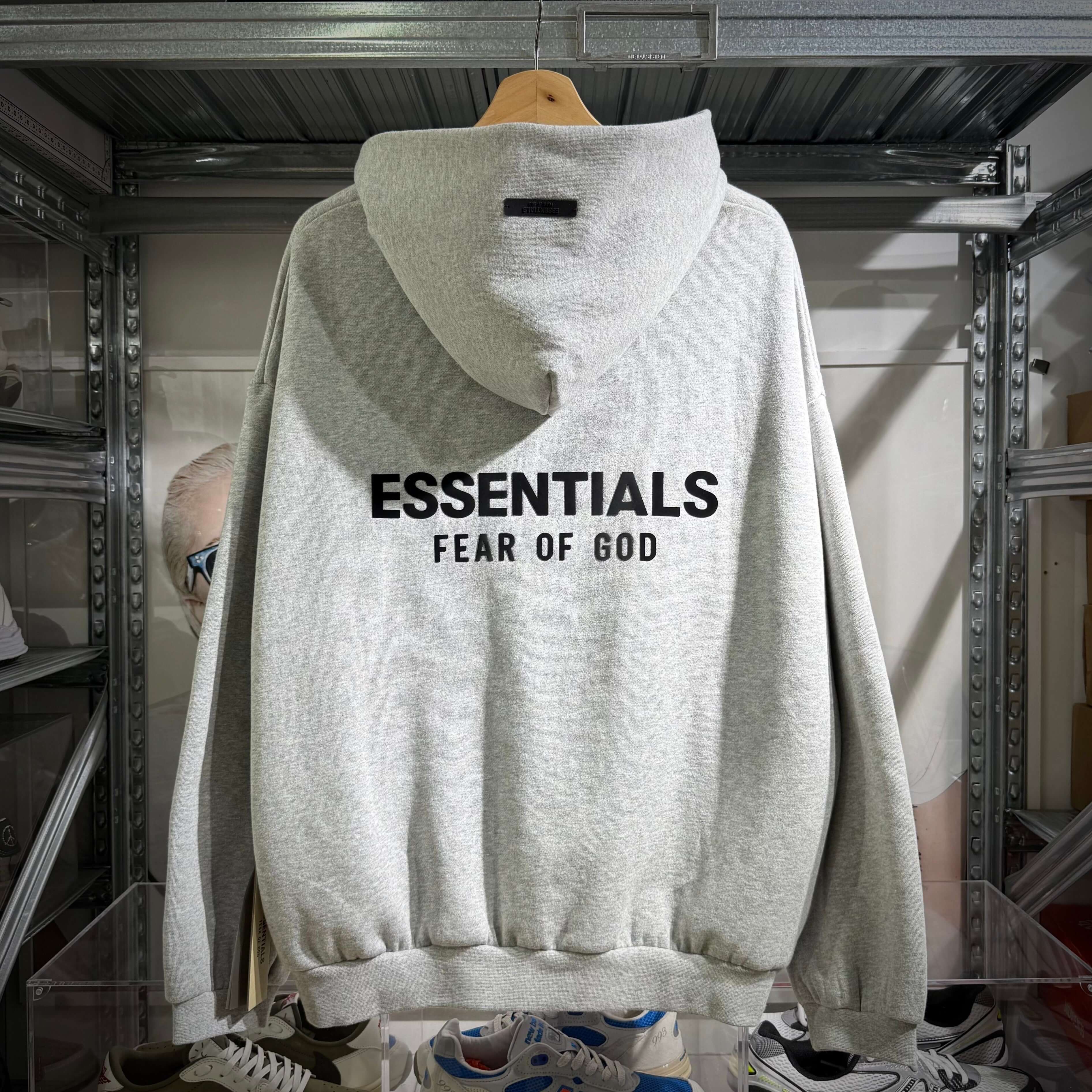 FOG Essentials Fleece Hoodie FW24 - LIGHT HEATHER