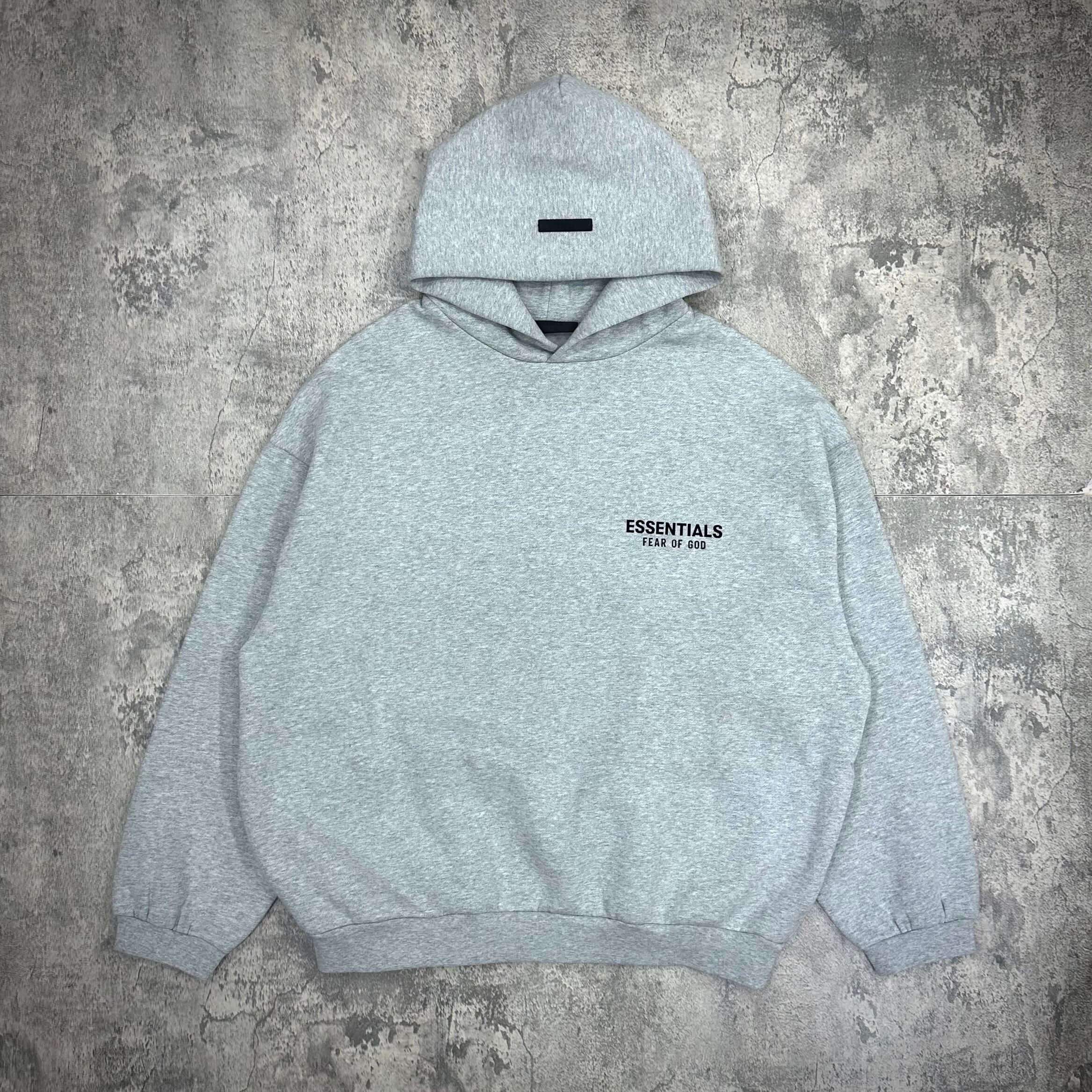 FOG Essentials Fleece Hoodie FW24 - LIGHT HEATHER FRONT