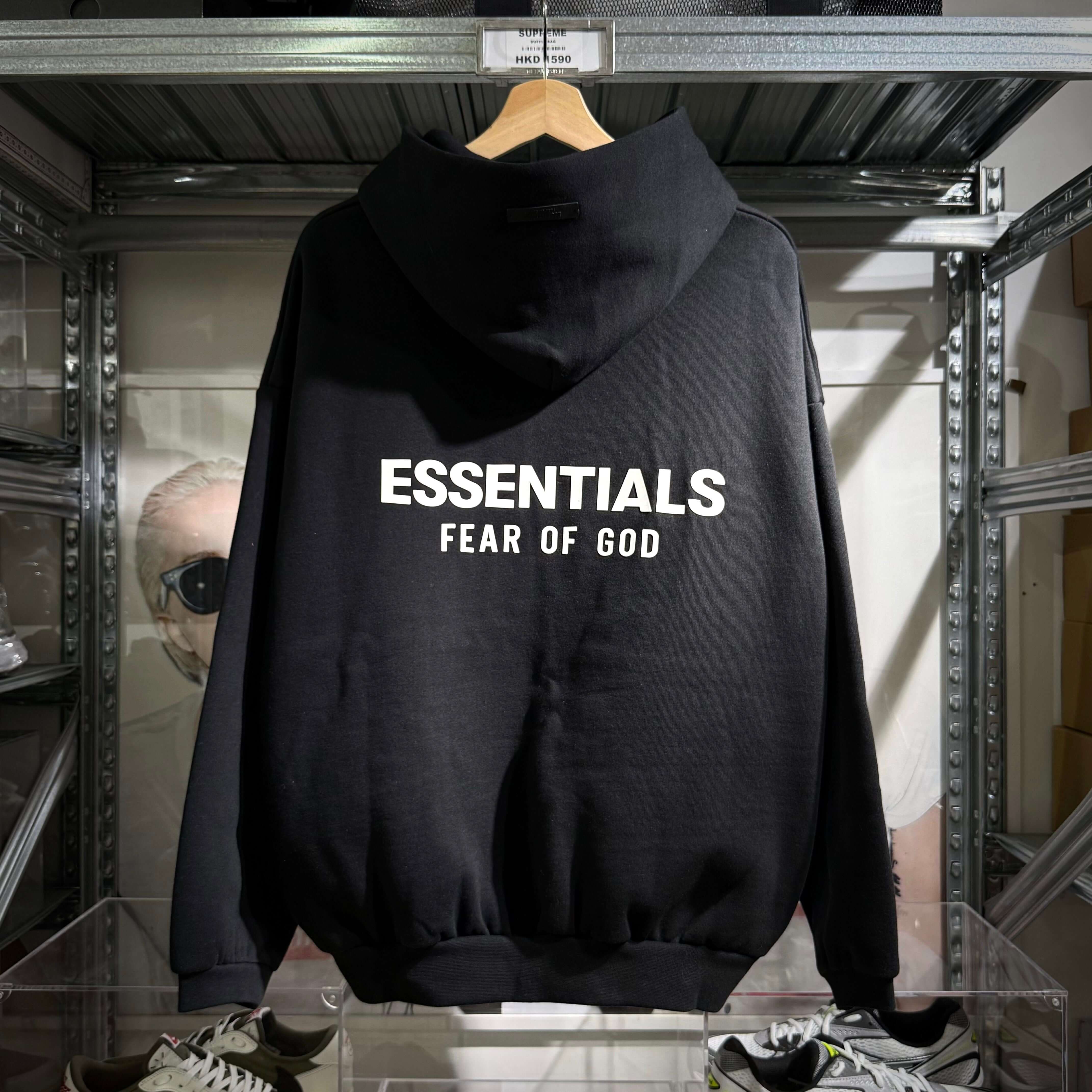 FOG Essentials Fleece Hoodie FW25 - Jet Black