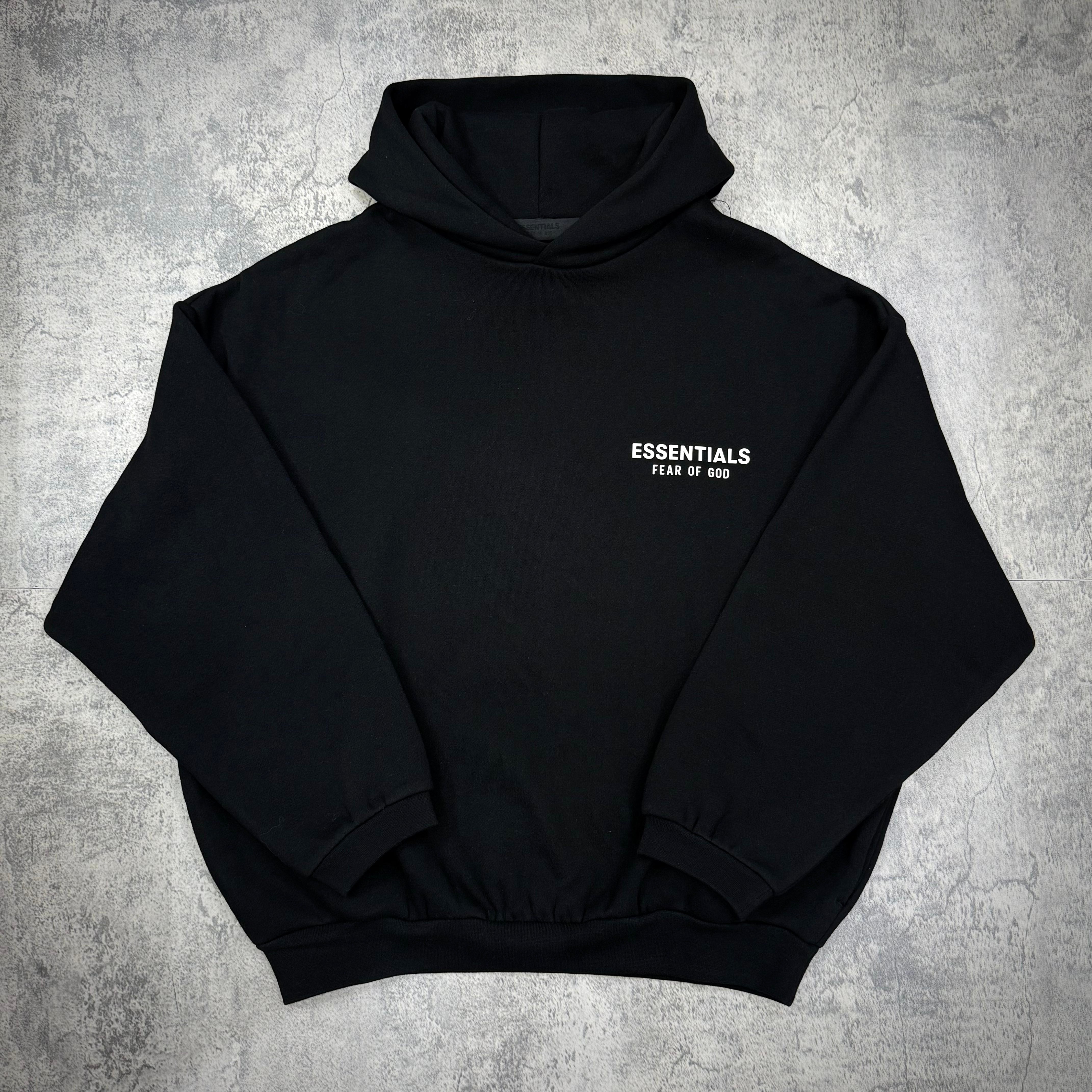 FOG Essentials Fleece Hoodie FW25 - Jet Black