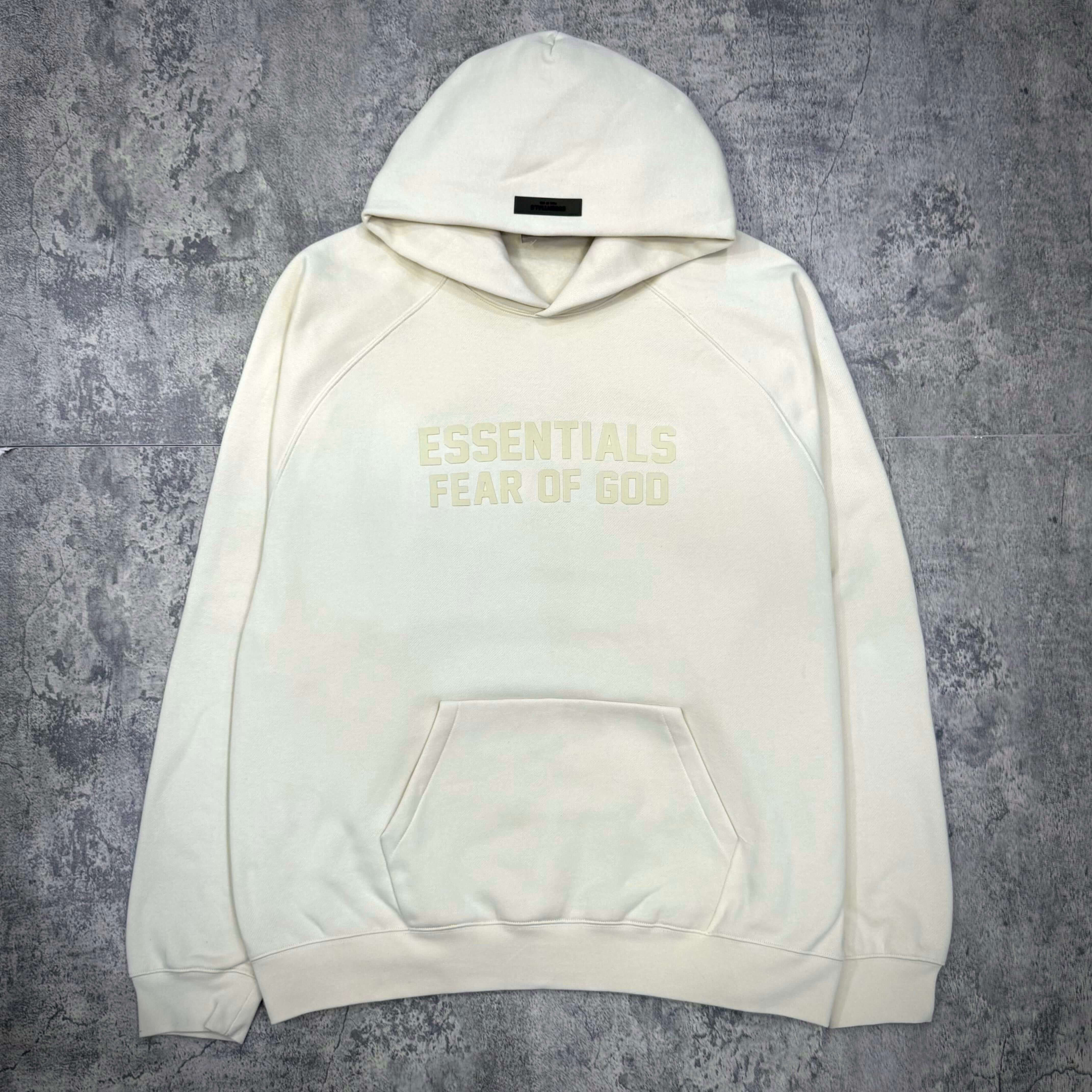 FOG Essentials Logo Hoodie FW22 - Egg Shell | In stock