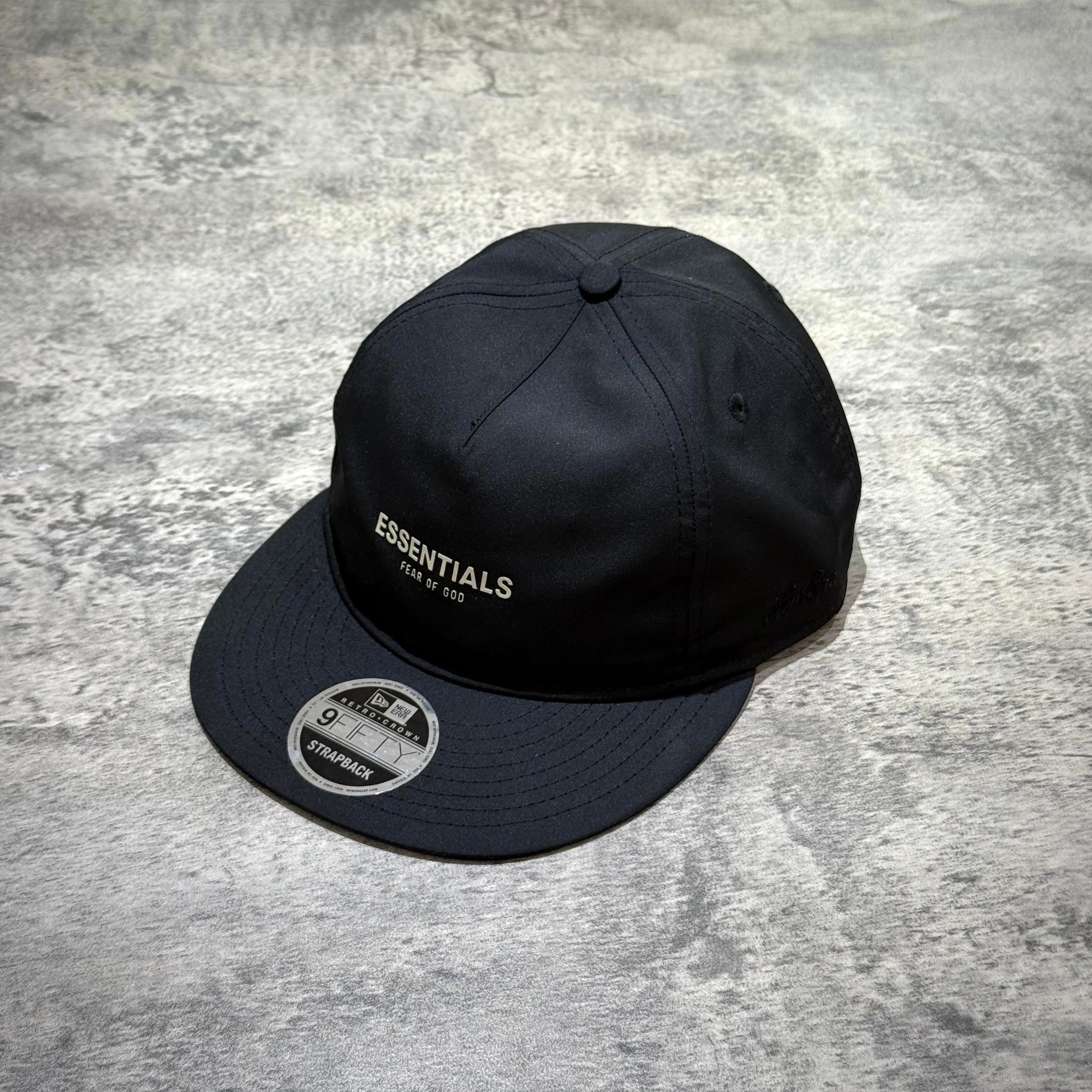 FOG Essentials x New Era Baseball Cap - Black