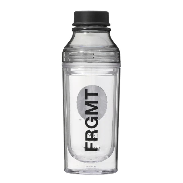 FRGMT MYST x STARBUCKS Double Wall Sunny Bottle 473ml in clear design with black lid