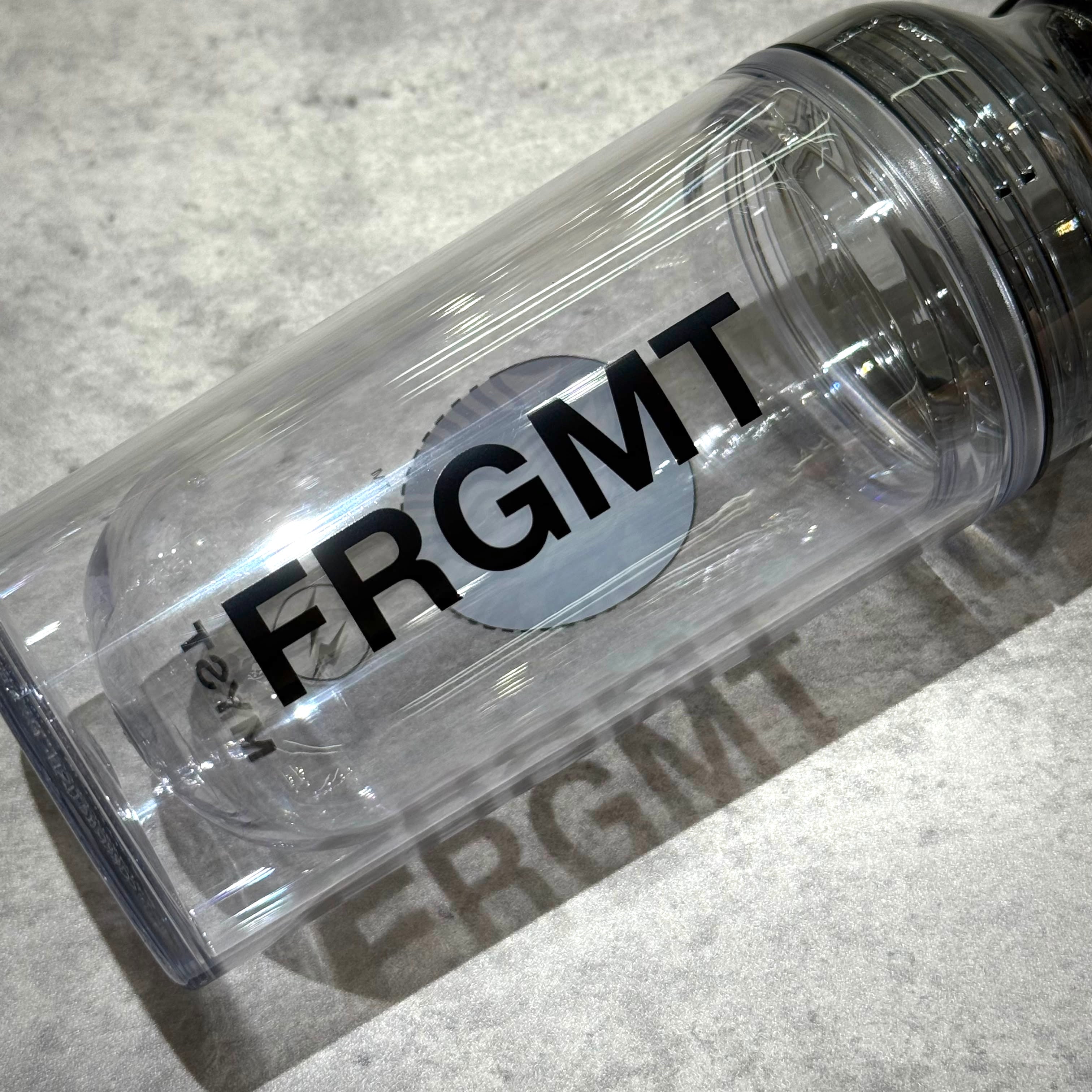 FRGMT MYST x STARBUCKS Double Wall Sunny Bottle,473ml透明水瓶,展示FRGMT字樣,現貨