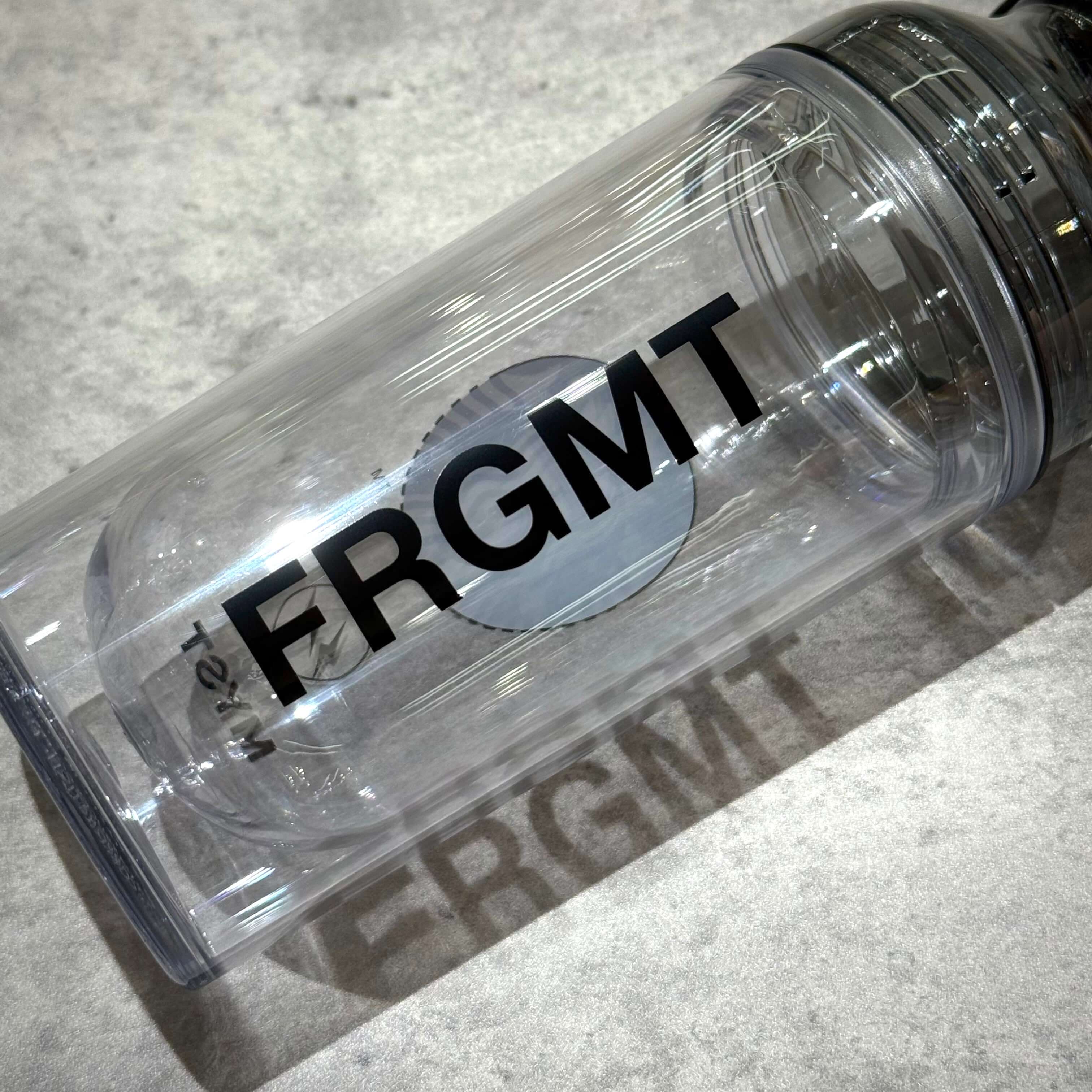 FRGMT MYST x STARBUCKS Double Wall Sunny Bottle,473ml透明水瓶,展示FRGMT字樣,現貨