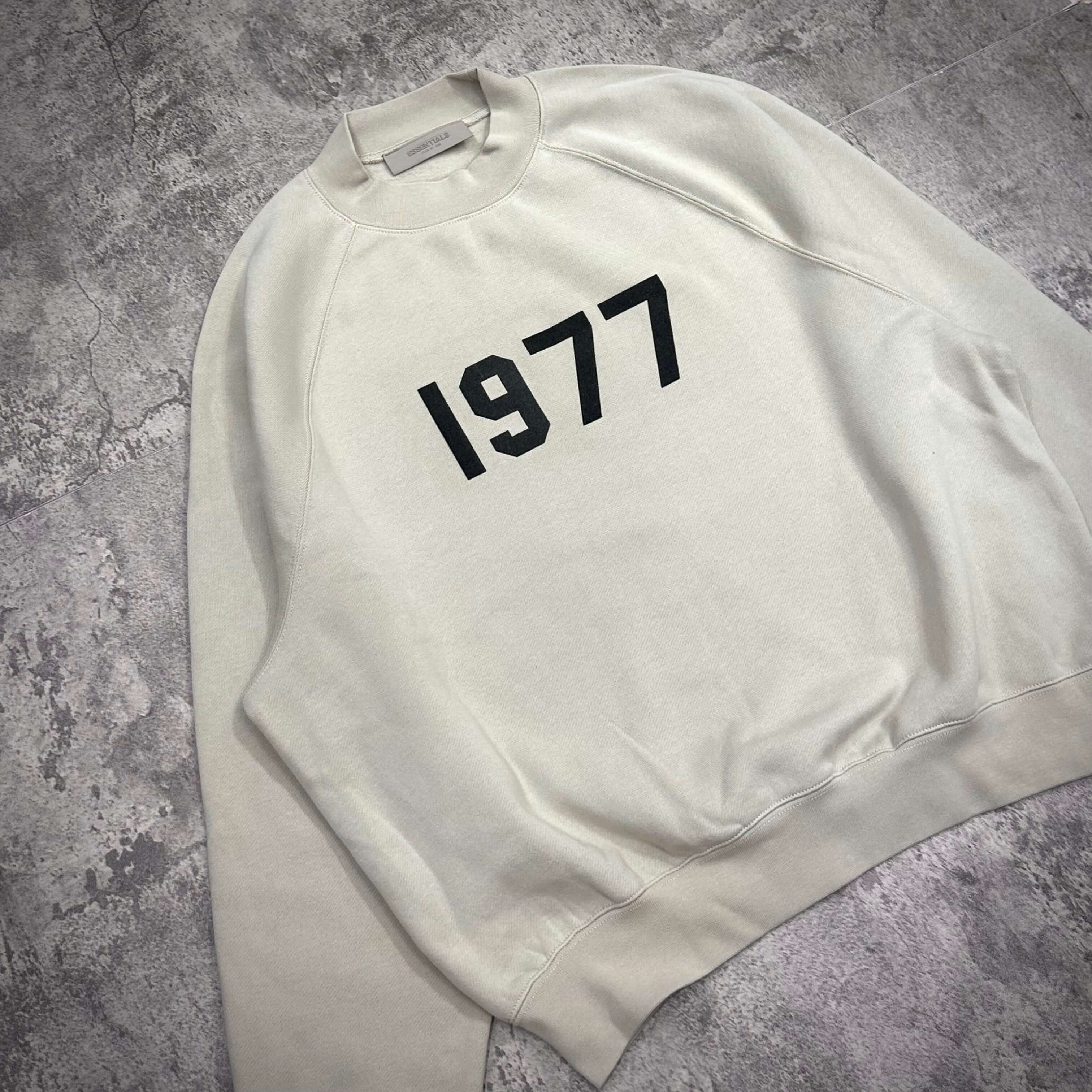 Fear of God Essentials 1977 Crewneck SS22 - Wheat 2