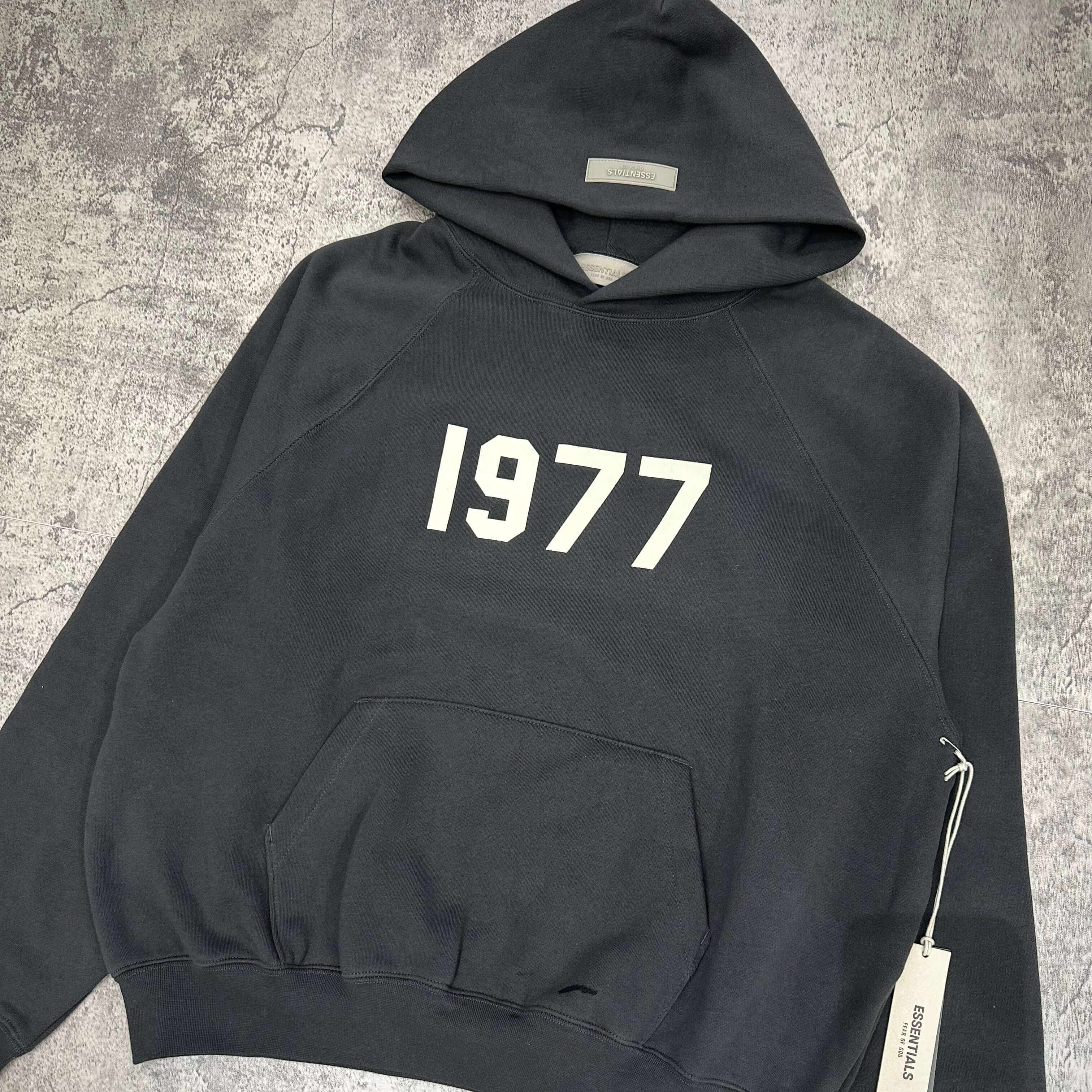 Fear of God Essentials 1977 Hoodie SS22 - Iron 2