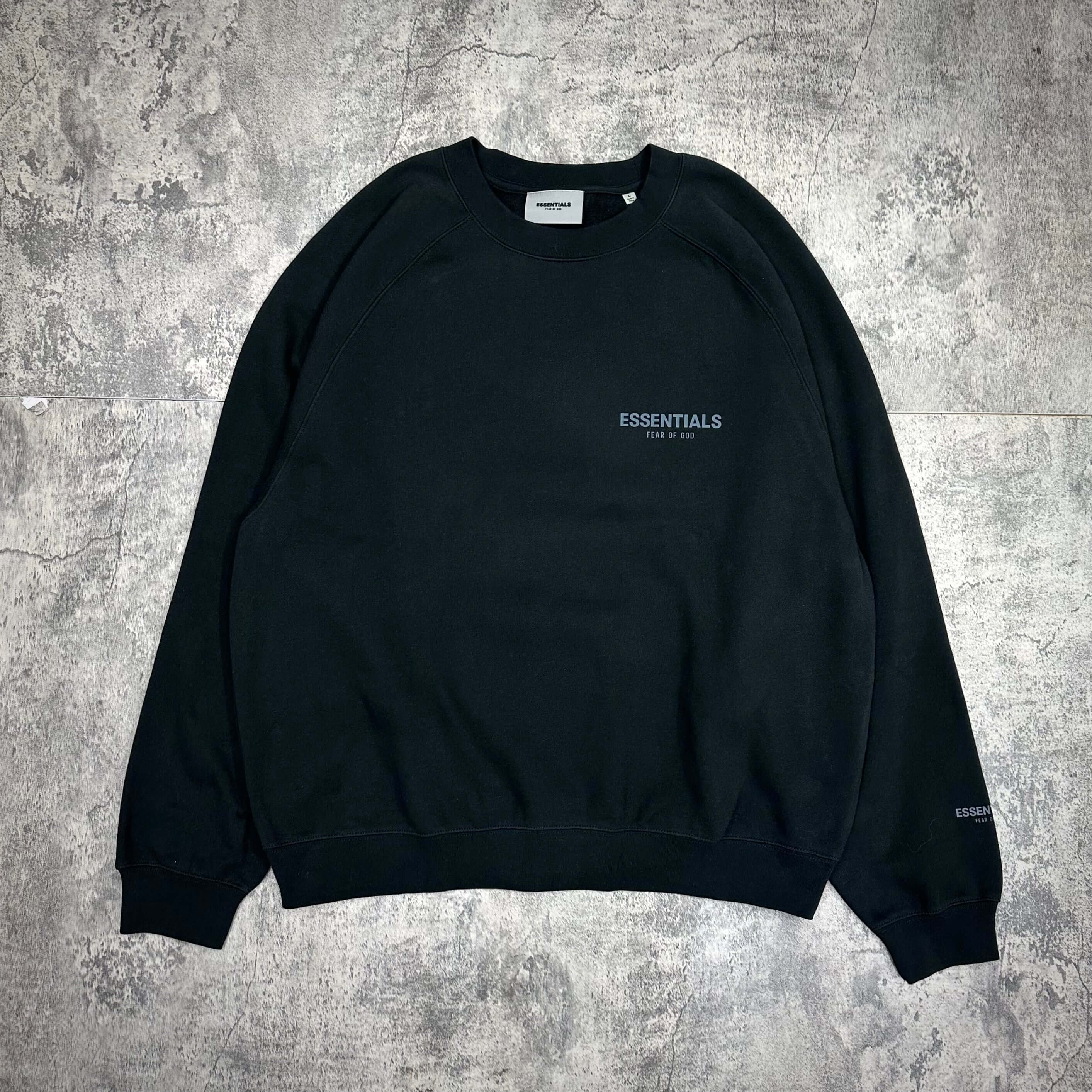 Fear of God Essentials Core Logo Crewneck FW21 - Black