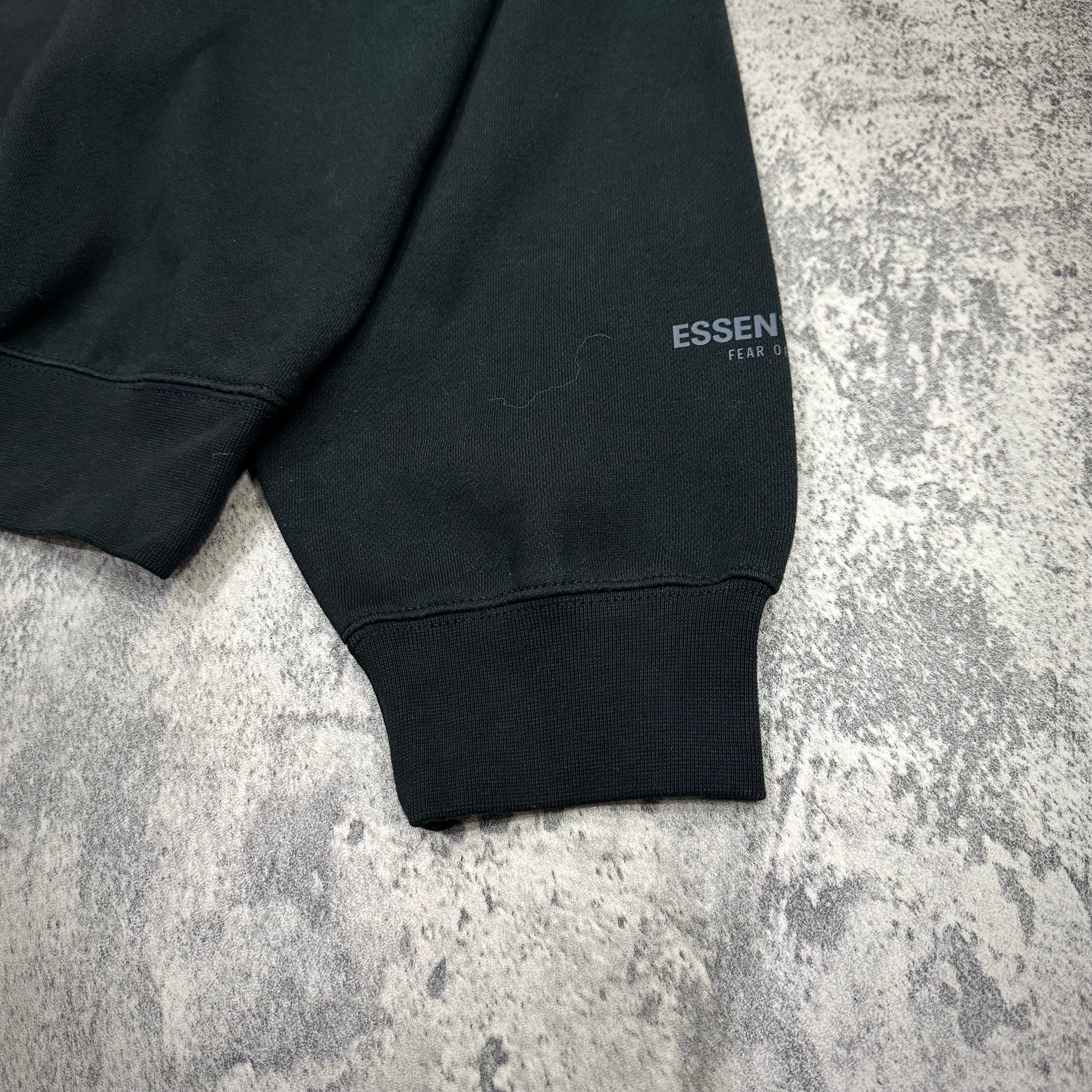 Fear of God Essentials Core Logo Crewneck FW21 - Black
