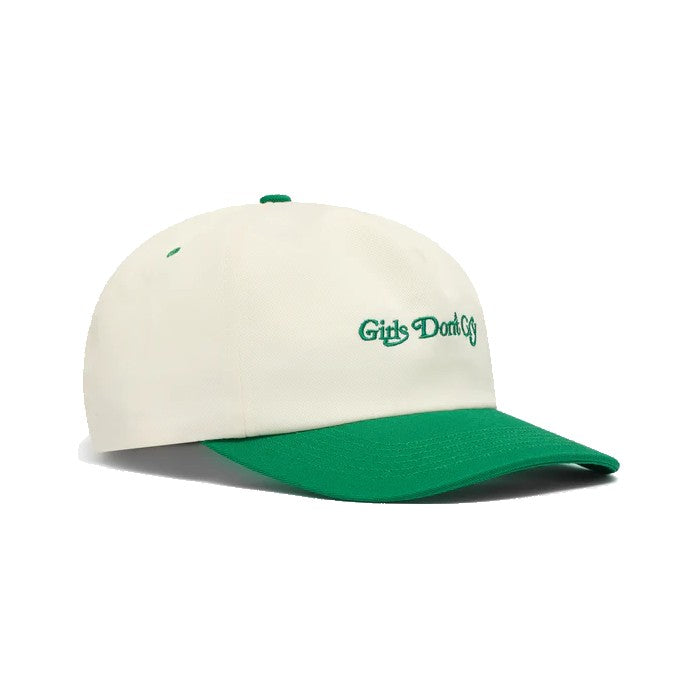 Girls Don't Cry Logo Hat - Ivory / Green