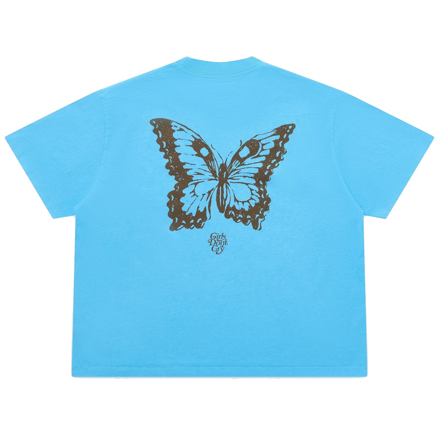 Girls Don't Cry Butterfly T-Shirt - Blue