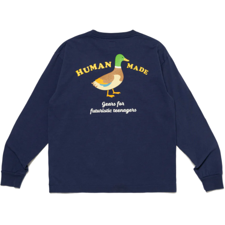 Human Made Graphic L/S Tee #3 - Navy | In stock – WEAR43WAY