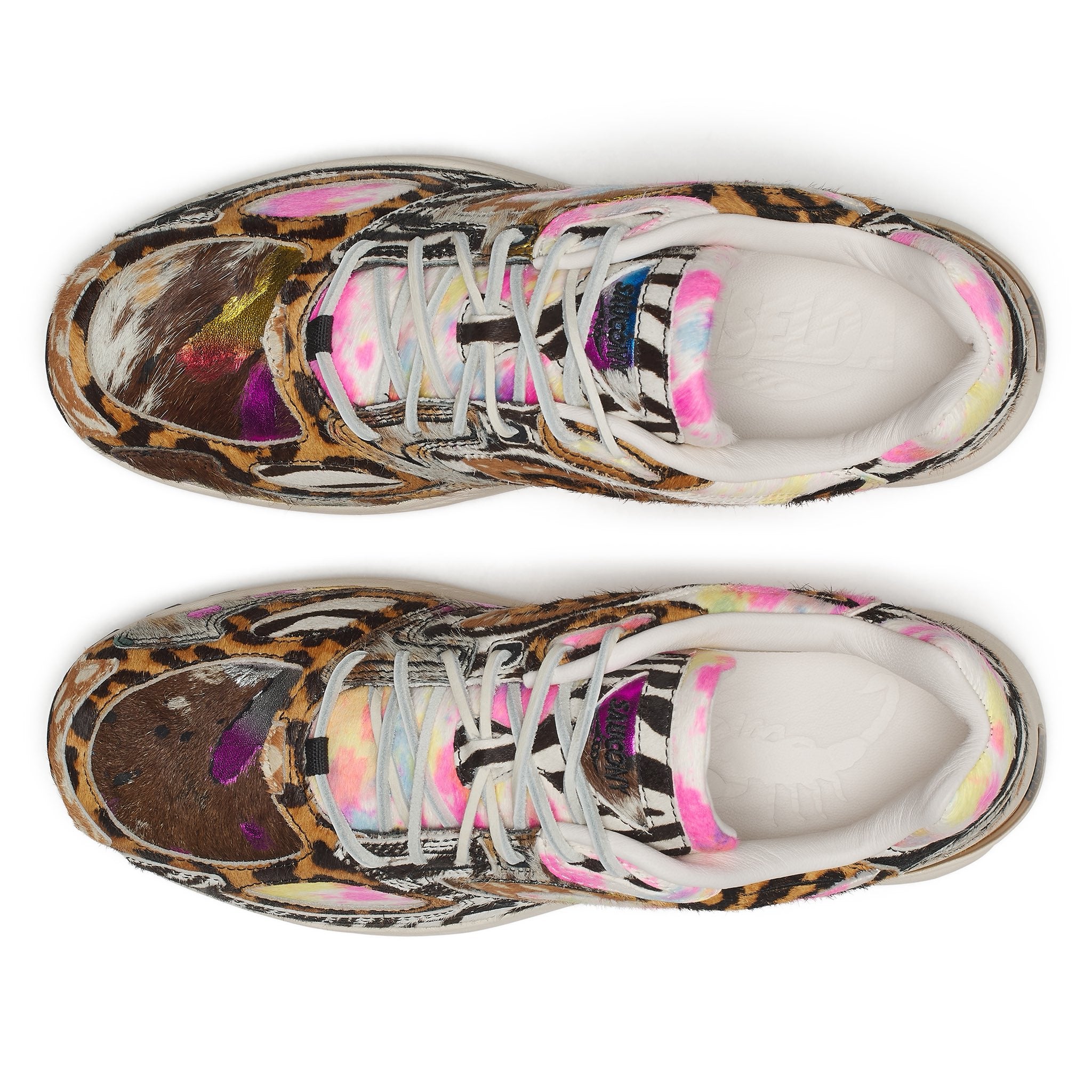 Saucony x Westside Gunn Grid Jazz 9 Awesome God sneakers featuring colorful leopard print design and stylish silhouette.