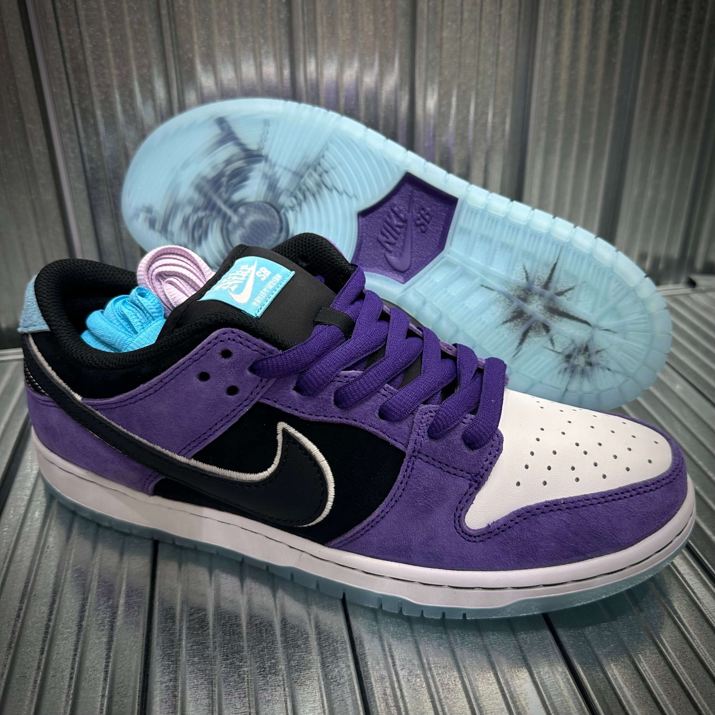 Hayley Wilson x Nike SB Dunk Low Pro - Black & Court Purple HJ0513-500