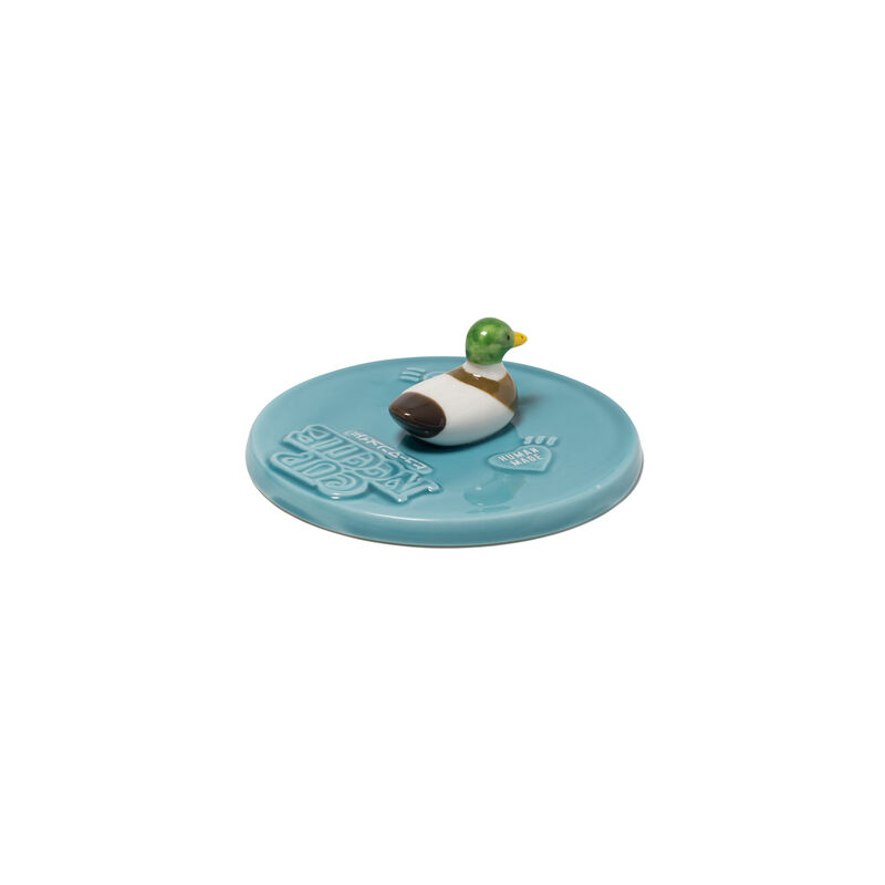 Human Made Cup Noodle Weight featuring a duck design and blue base, ideal for culinary novelty.