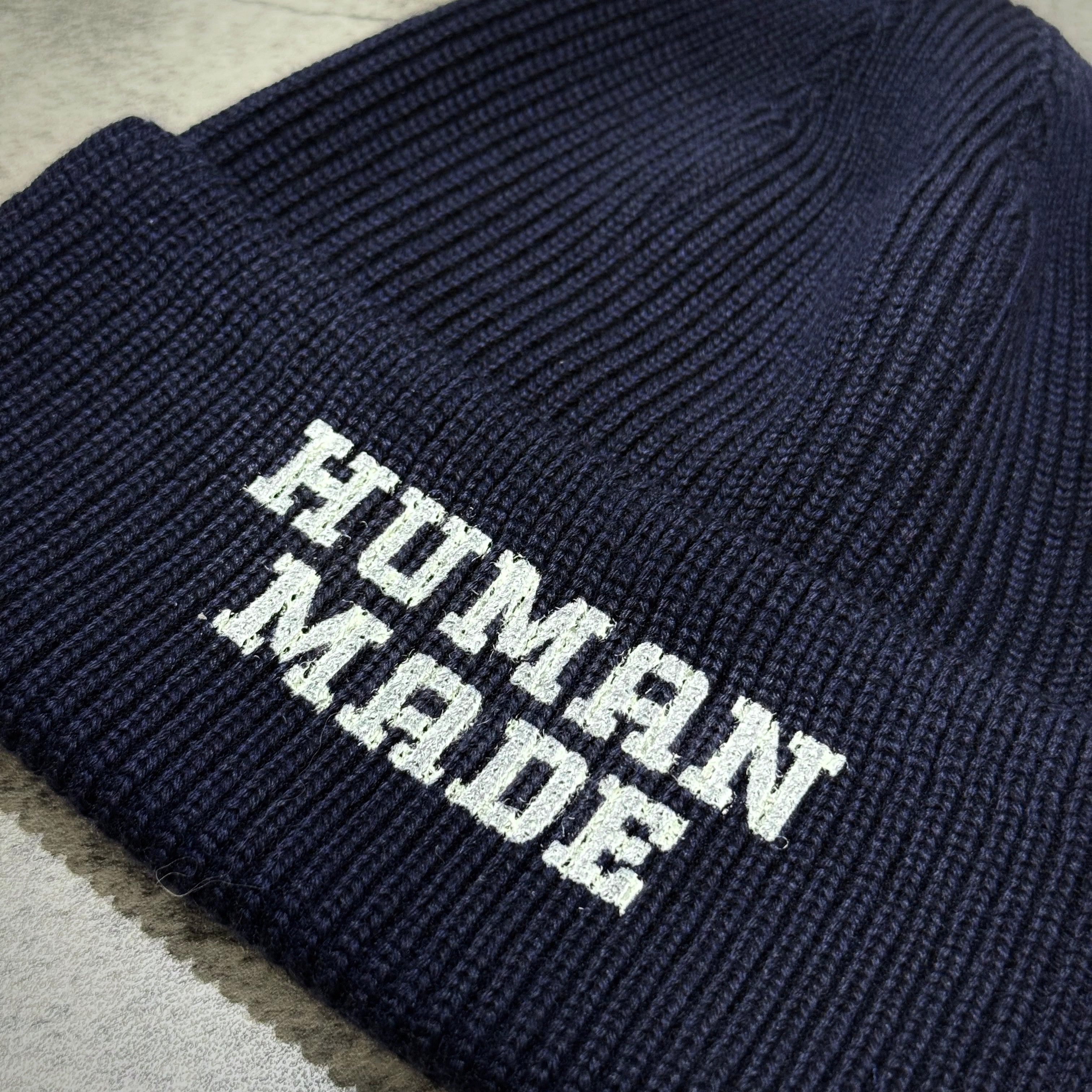 Human Made Military Watch Cap - Navy logo