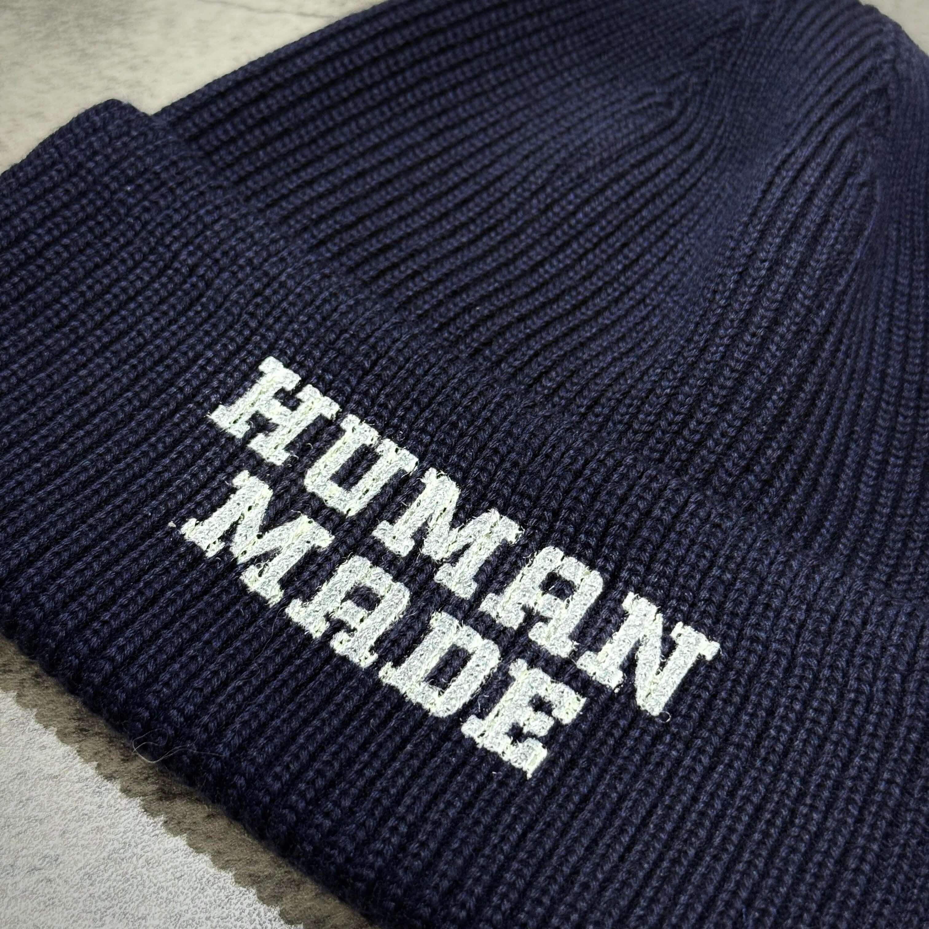 Human Made Military Watch Cap - Navy logo