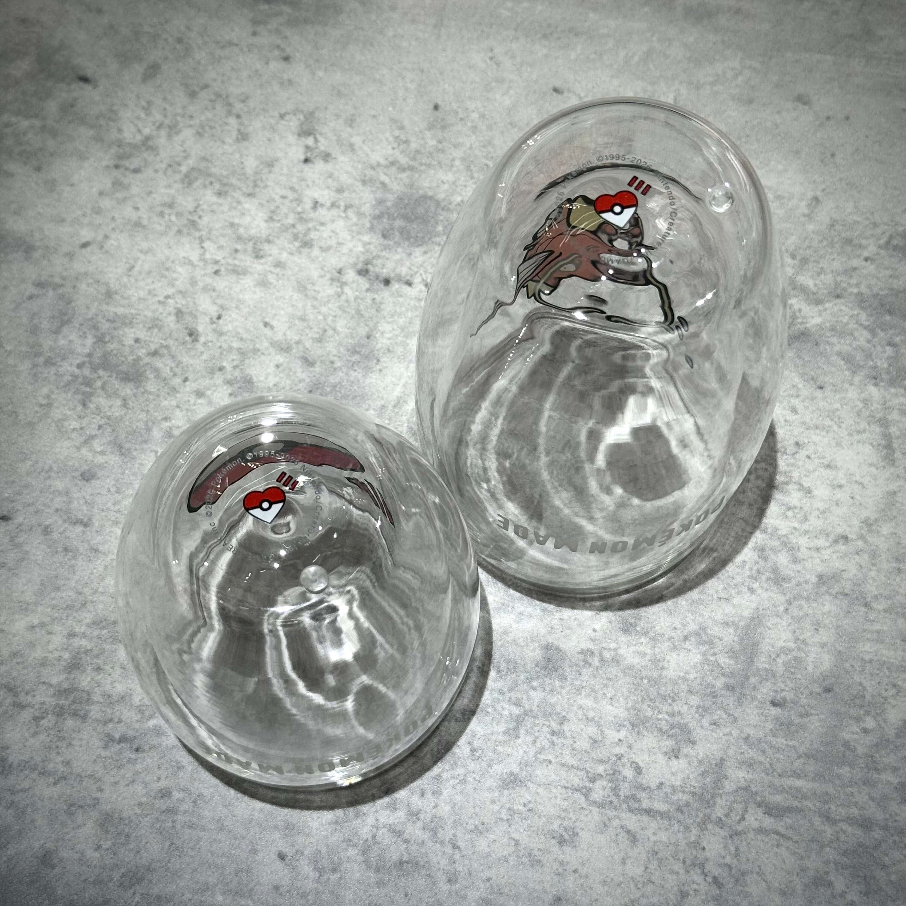 Human Made x Pokemon Double Wall Glass featuring playful Pokemon graphics.