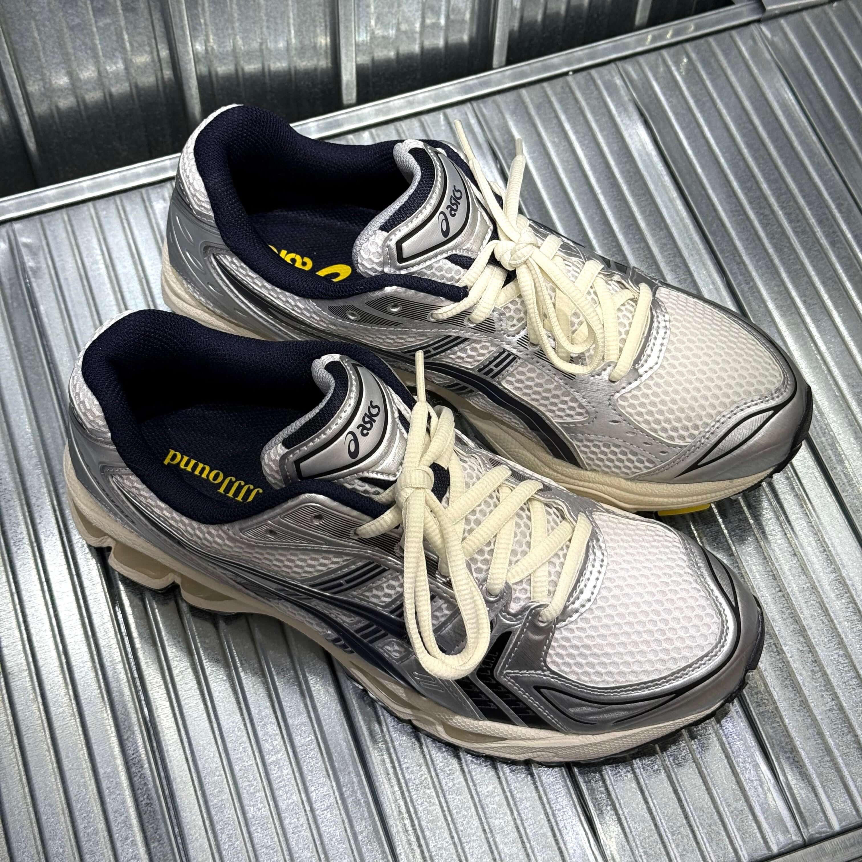 JJJJound x ASICS Gel-Kayano 14 - White / Navy 1203A960-100
