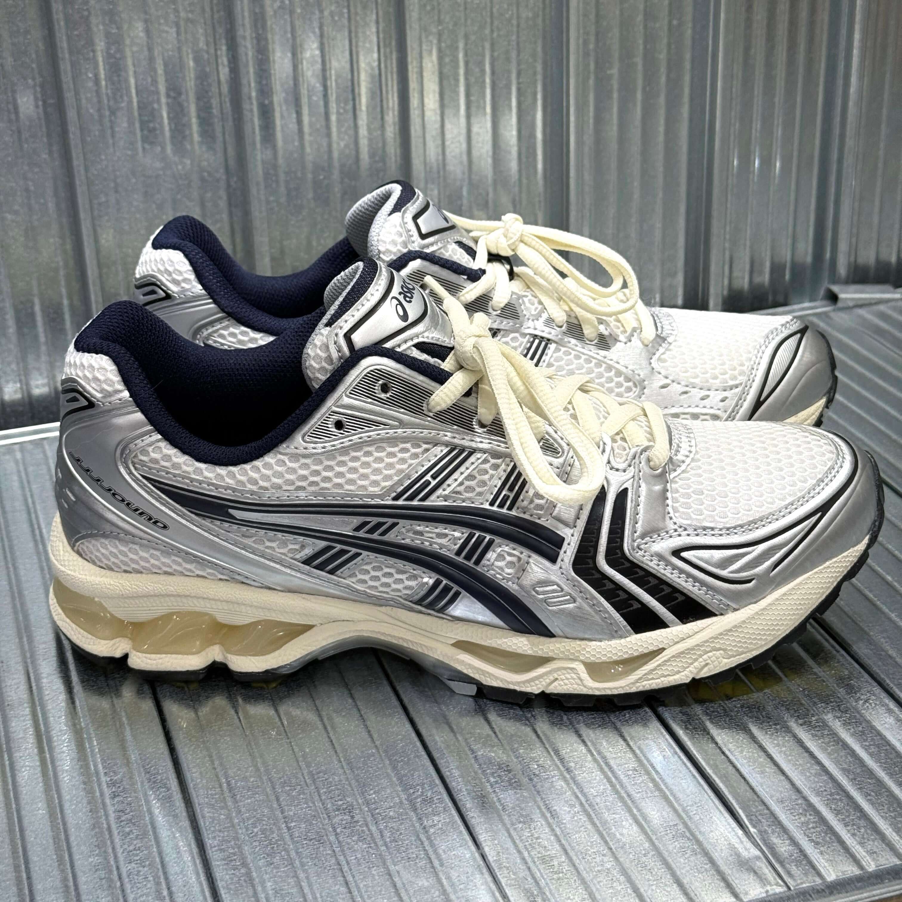 JJJJound x ASICS Gel-Kayano 14 - White / Navy 1203A960-100