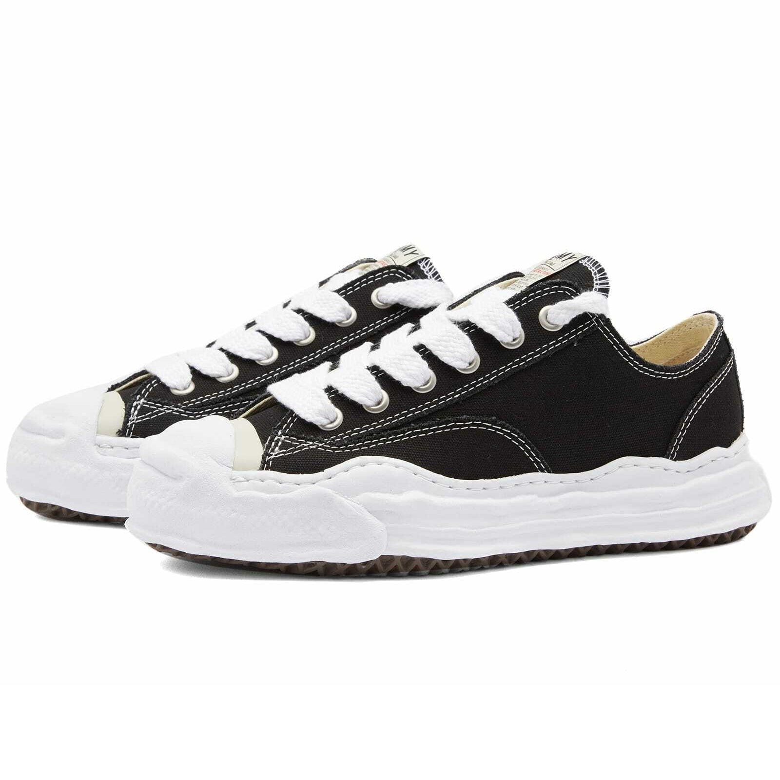 MMY "HANK" OG Sole Canvas Low-top Sneaker - Black