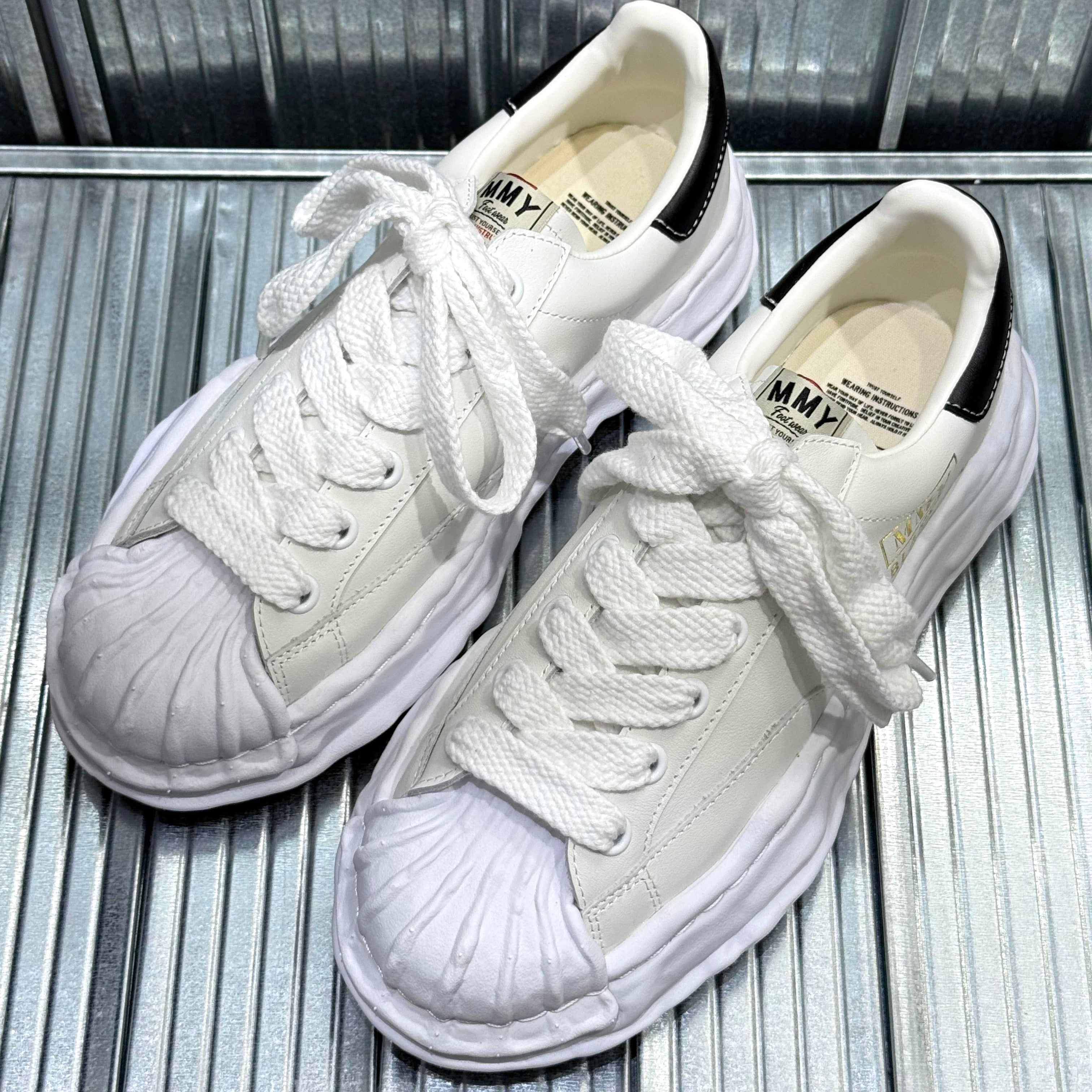 Maison Mihara Yasuhiro MMY BLAKEY OG Leather A06FW702 White