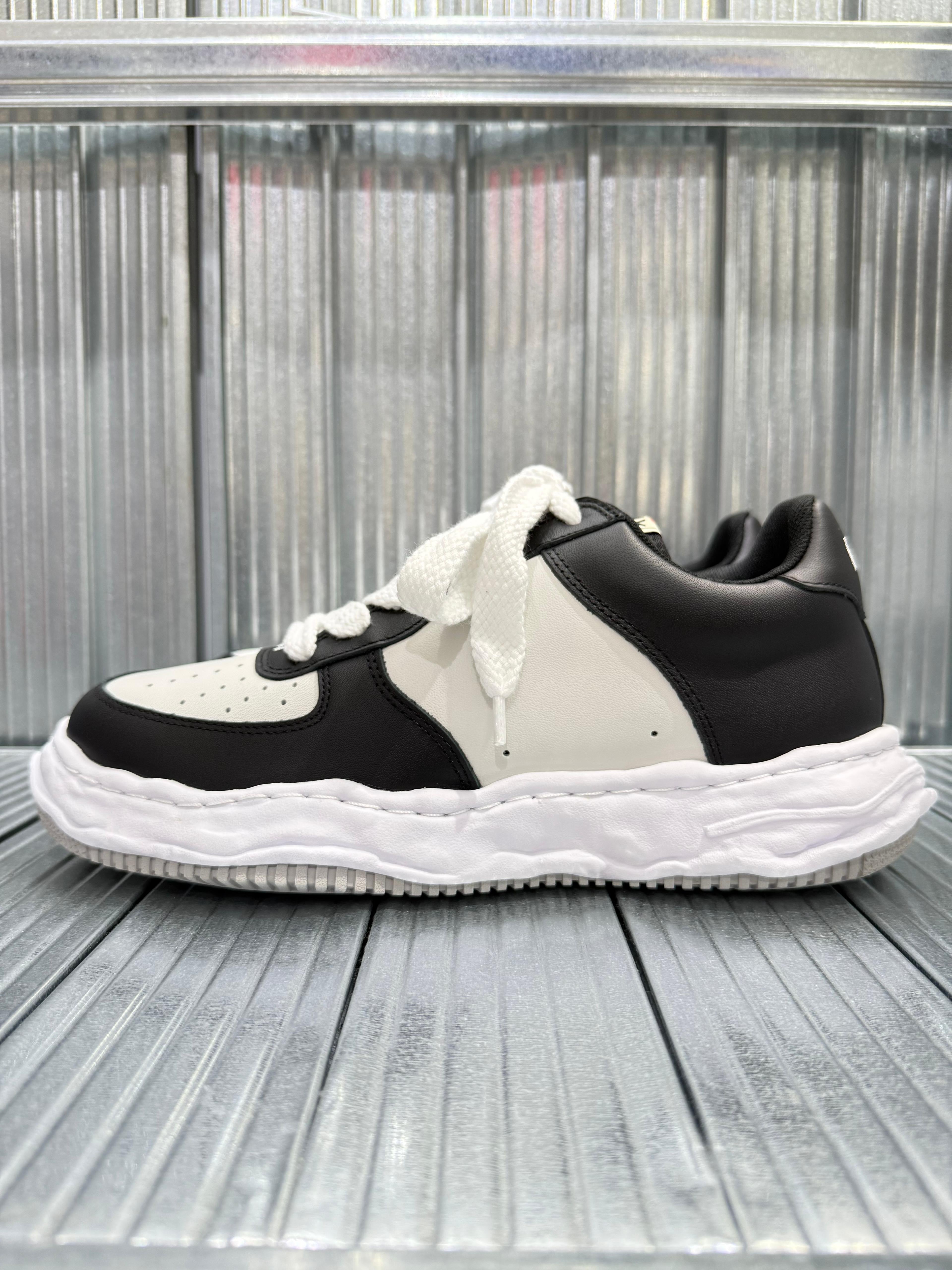 Maison Mihara Yasuhiro MMY WAYNE OG Leather - Black/White A08FW706
